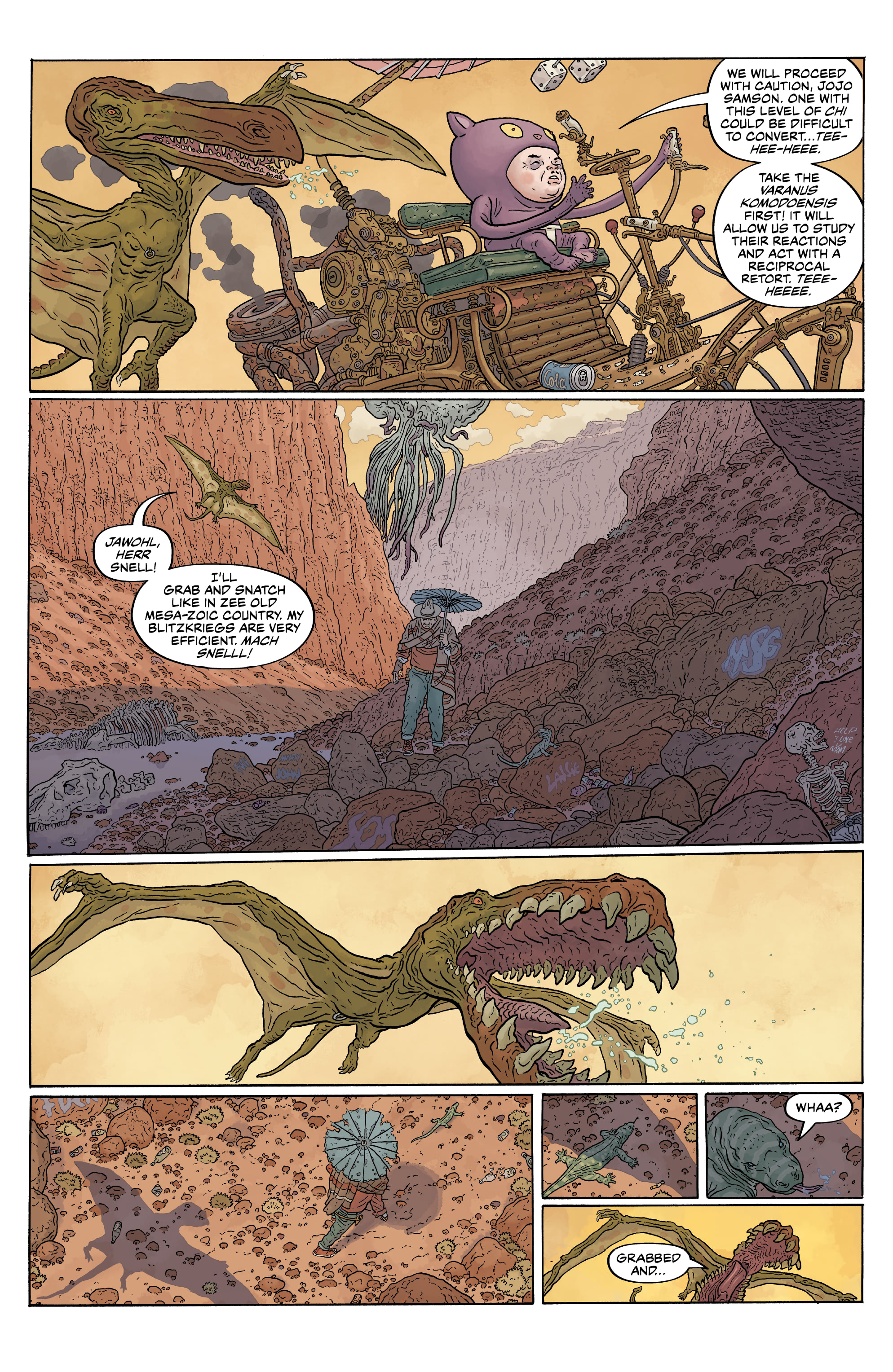Read online Shaolin Cowboy: Cruel to Be Kin comic -  Issue #1 - 17