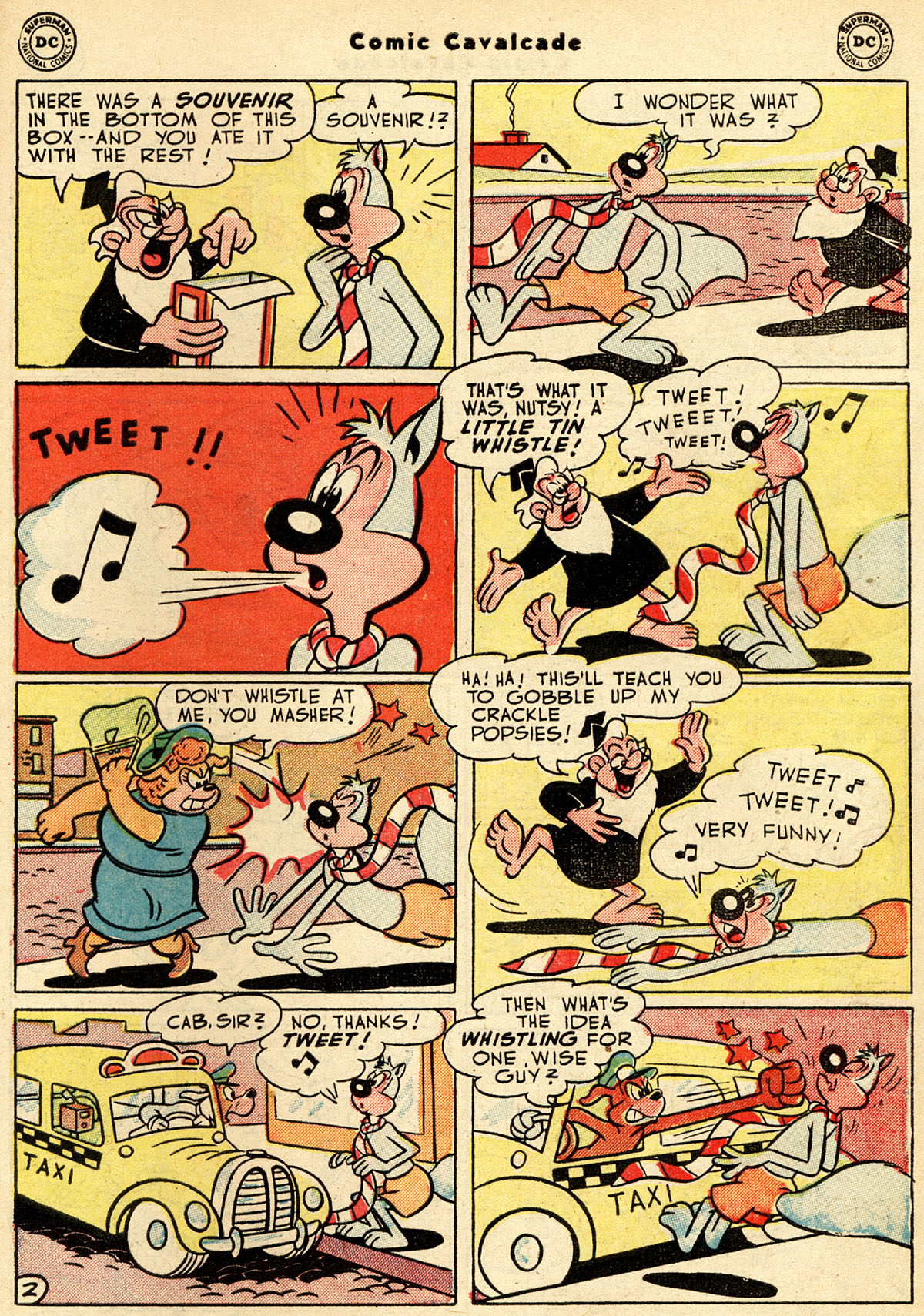 Read online Comic Cavalcade comic -  Issue #50 - 61