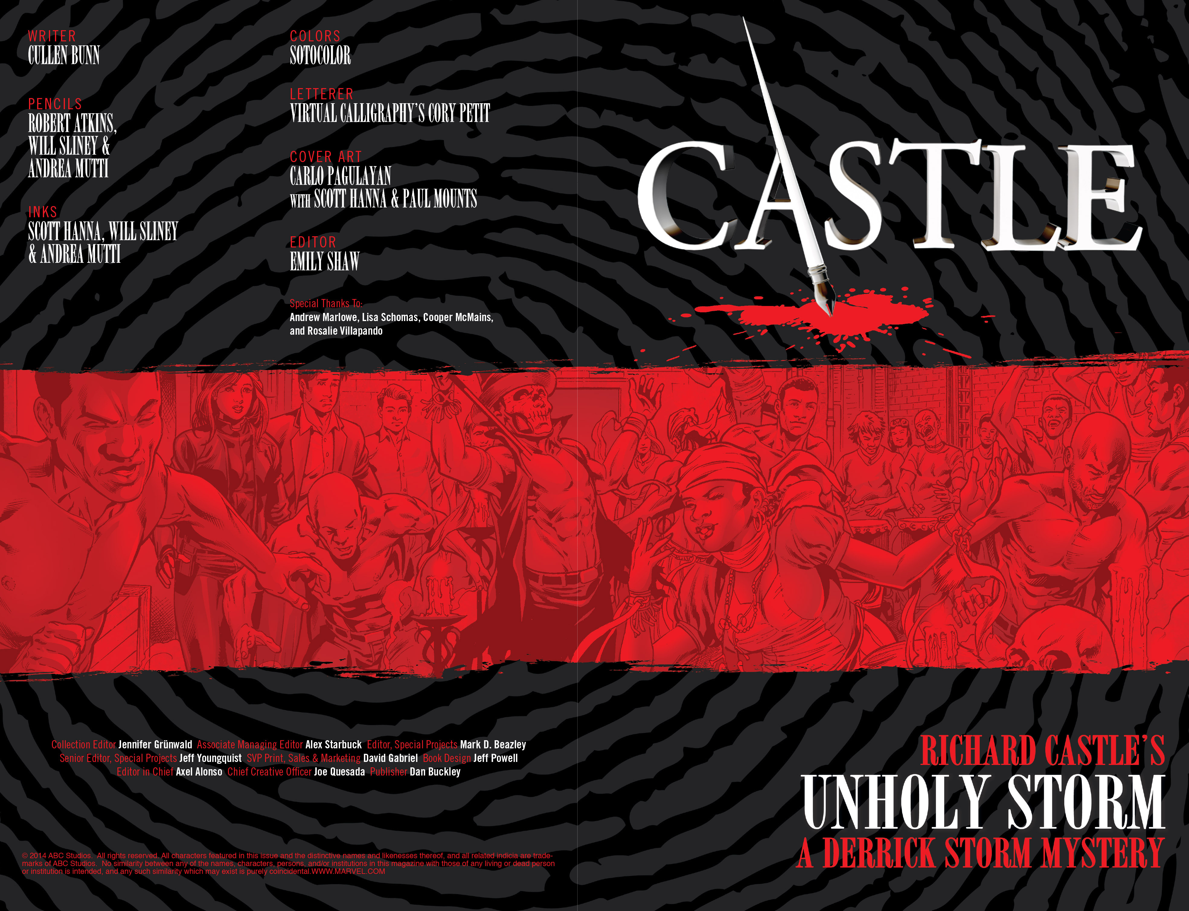 Read online Castle: Unholy Storm comic -  Issue # TPB - 3