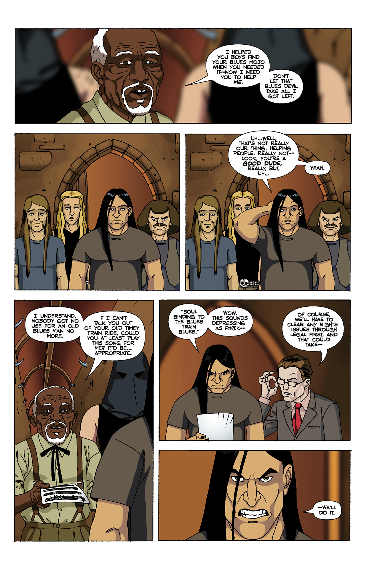 Read online Dethklok comic -  Issue #3 - 9