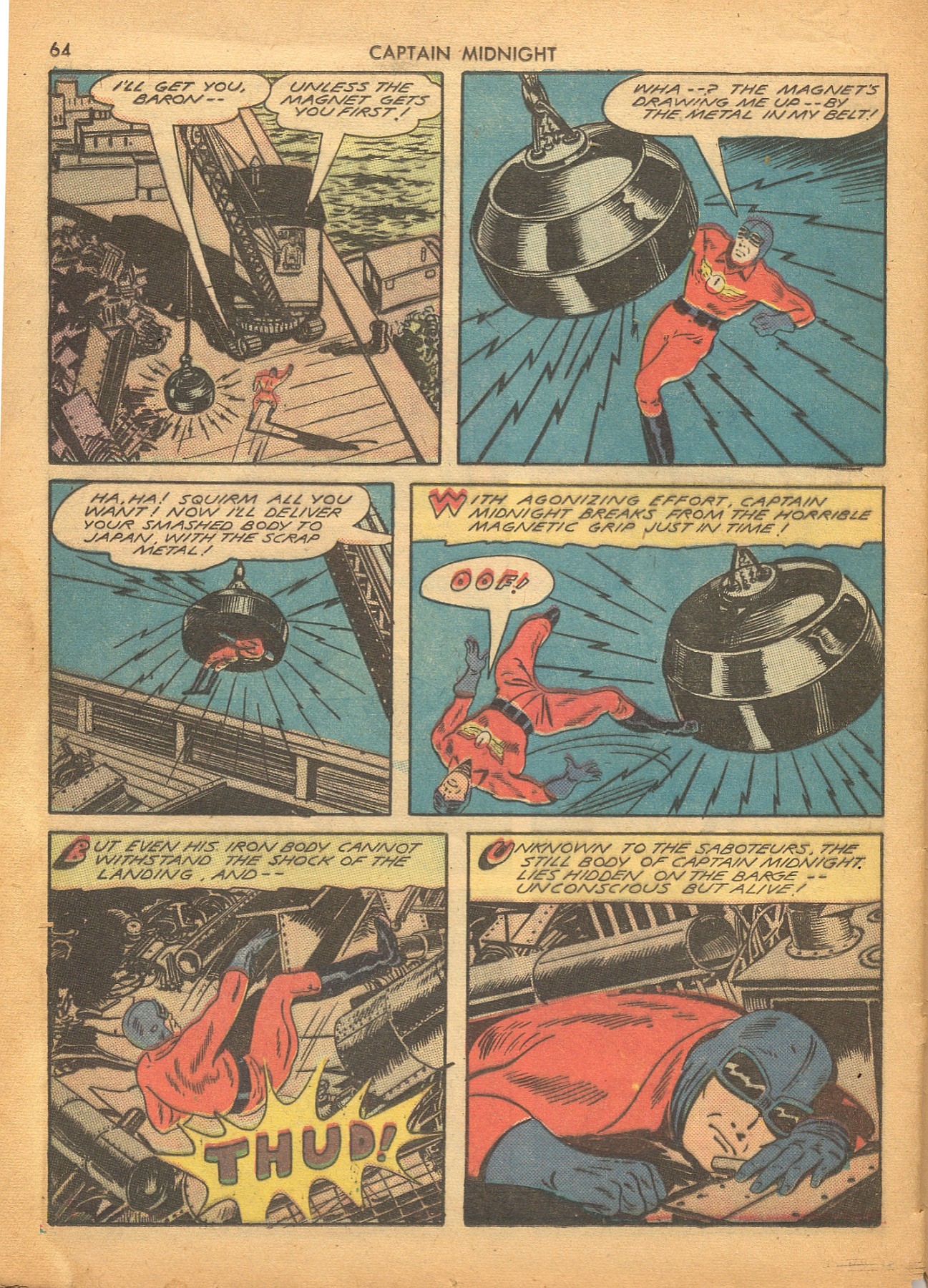 Read online Captain Midnight (1942) comic -  Issue #4 - 65