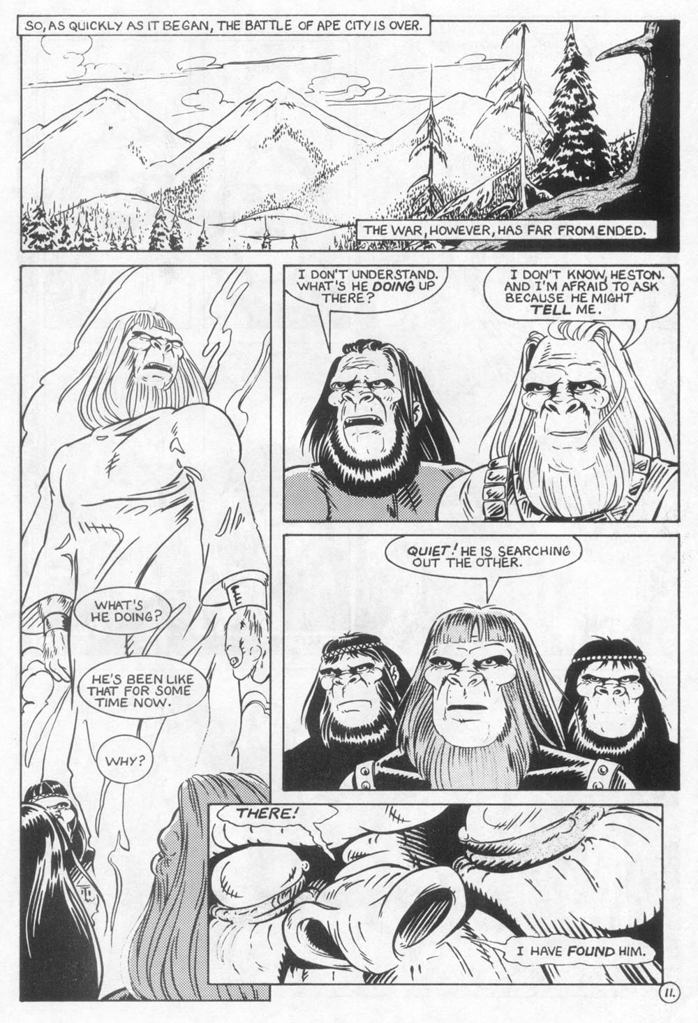 Read online Planet of the Apes (1990) comic -  Issue #24 - 13