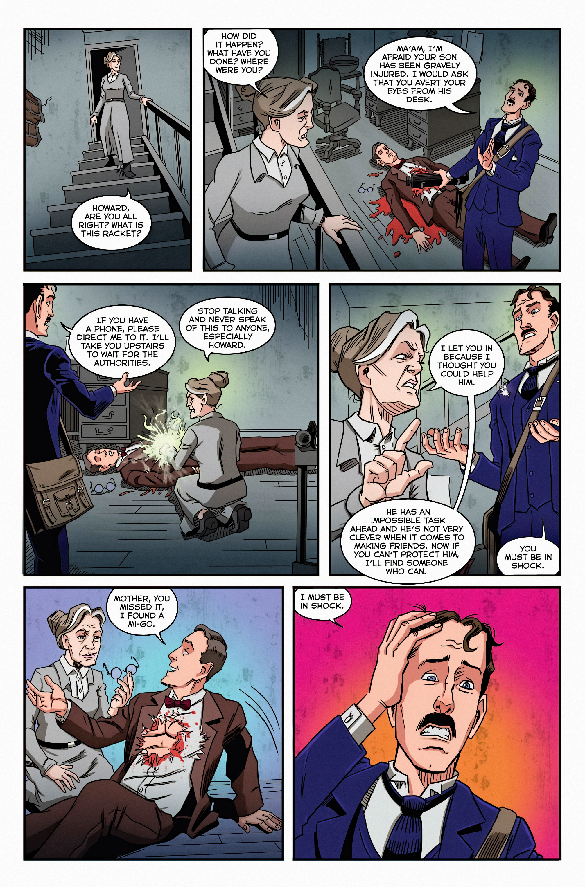 Read online Herald: Lovecraft and Tesla comic -  Issue #2 - 9