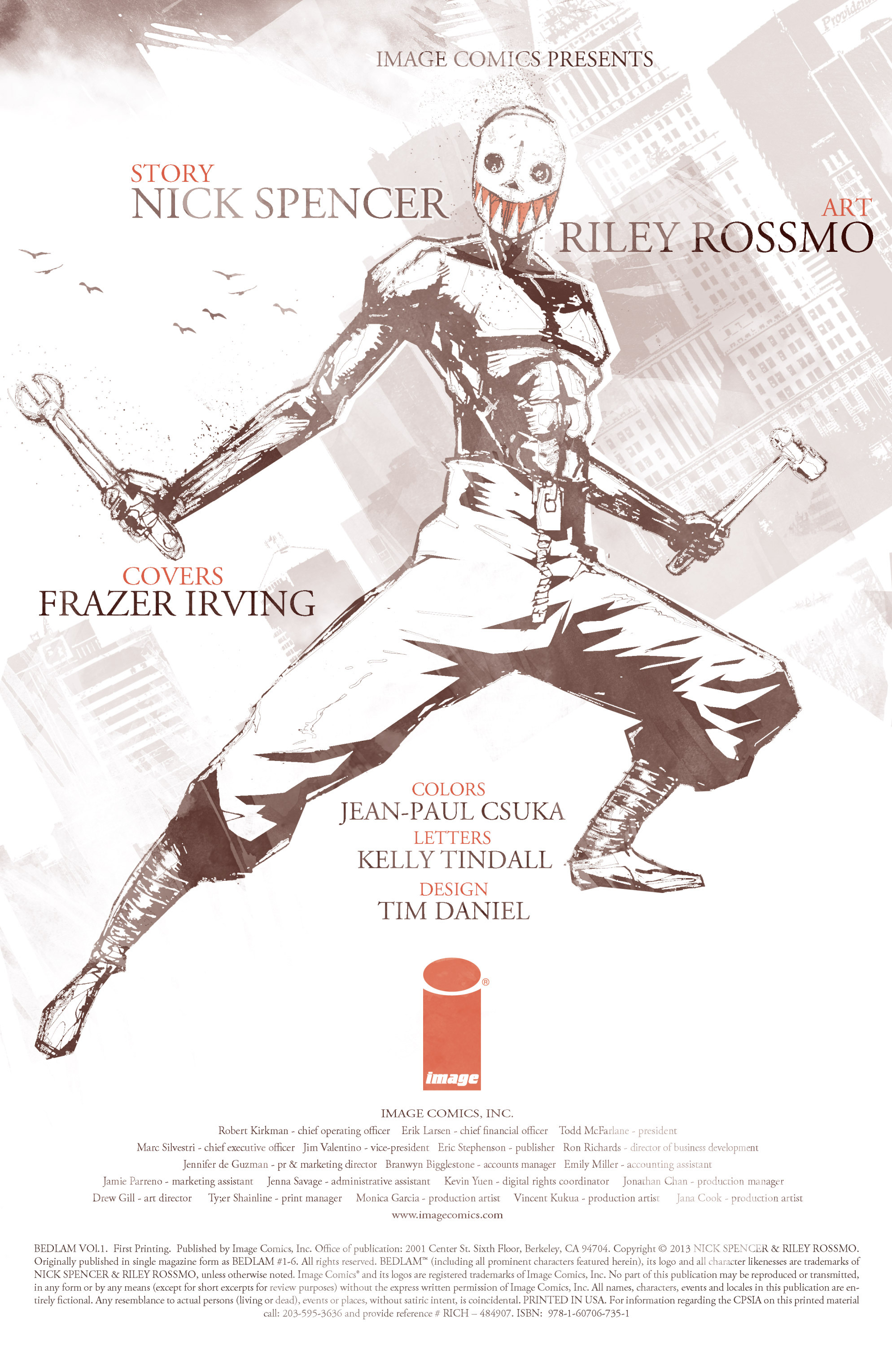 Read online Bedlam comic -  Issue # _TPB 1 - 4