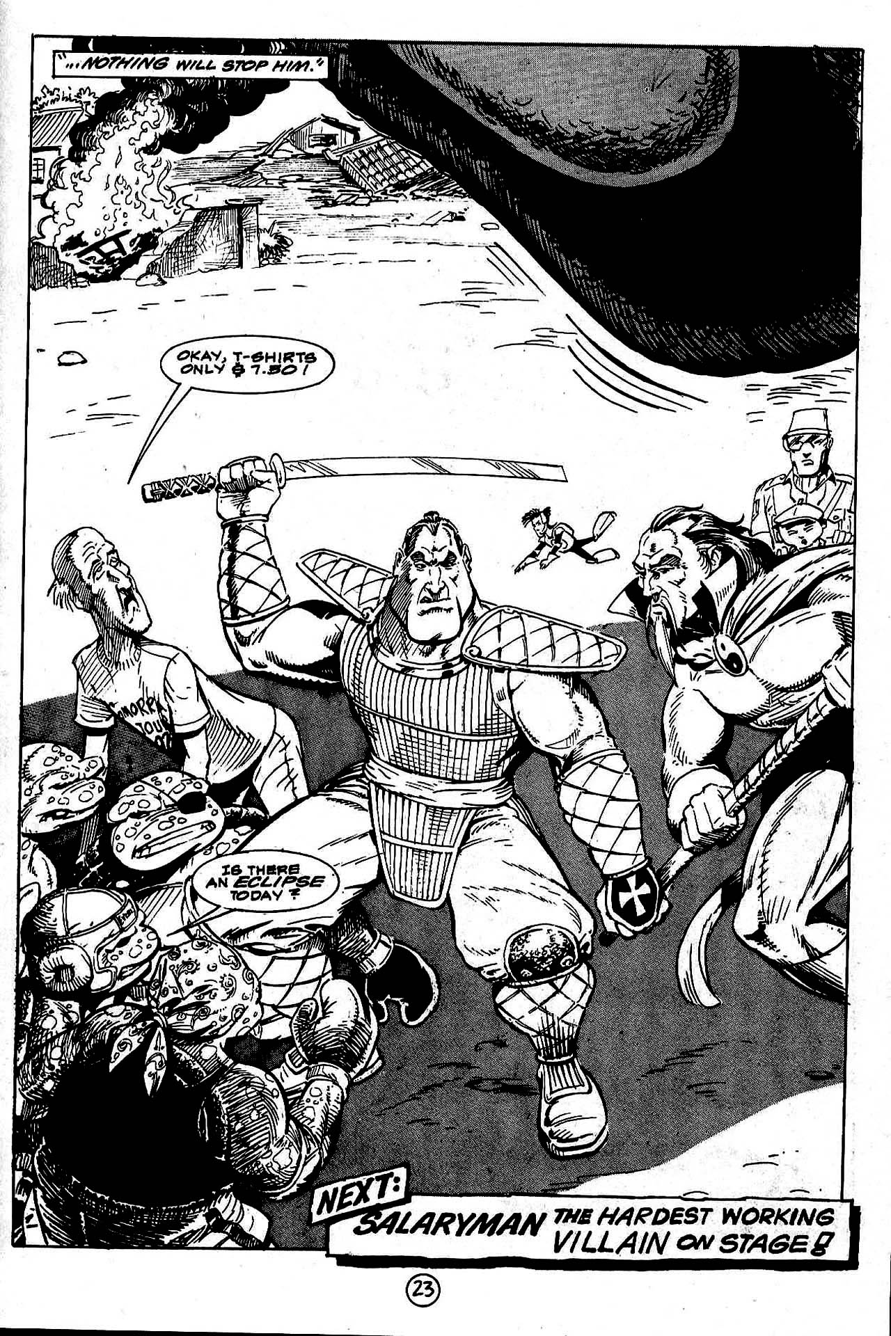 Read online Paul the Samurai (1992) comic -  Issue #7 - 24