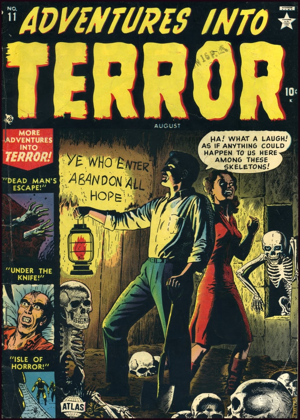 Read online Adventures into Terror comic -  Issue #11 - 1
