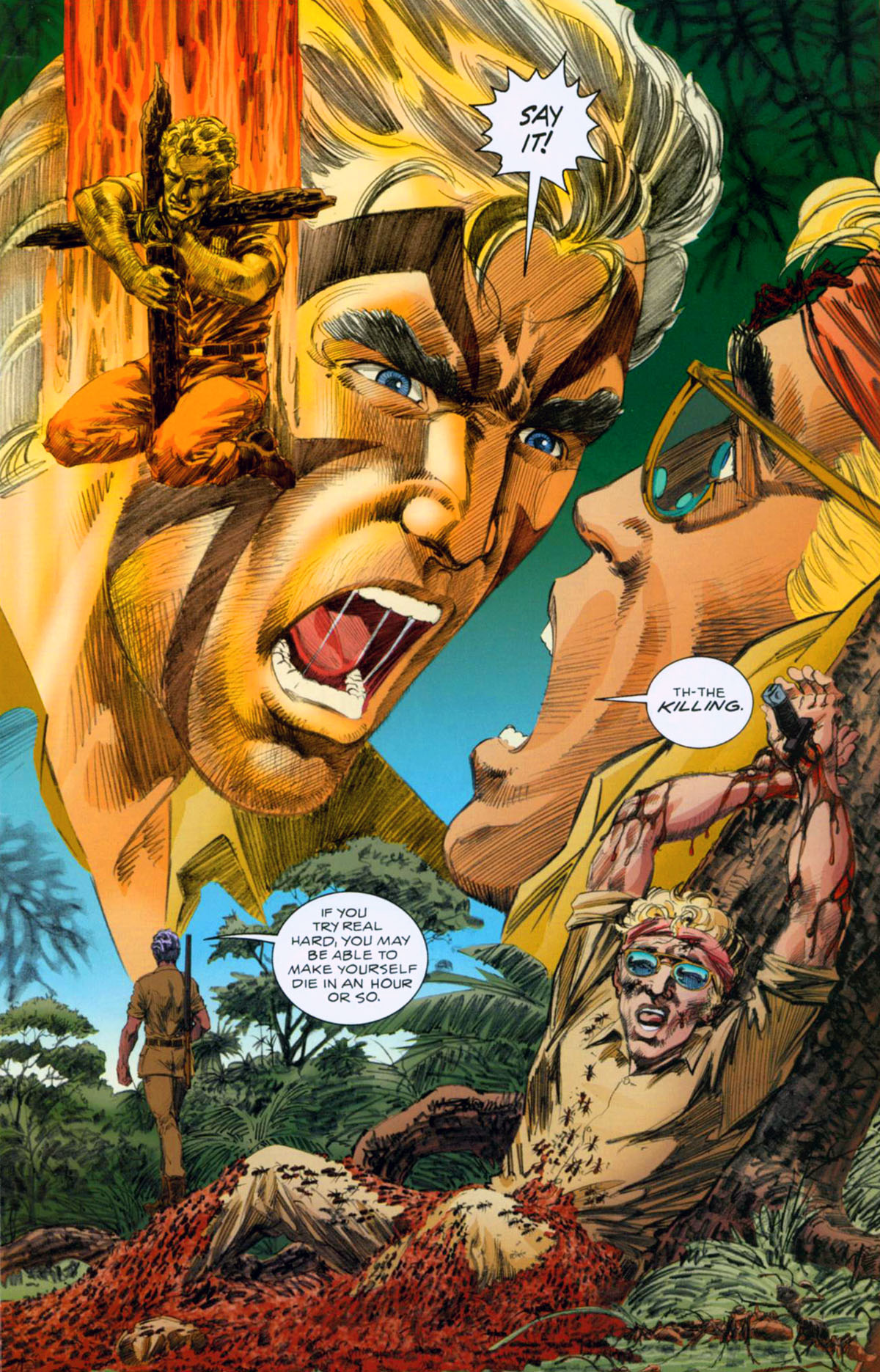 Read online Jon Sable, Freelance: Bloodtrail comic -  Issue #3 - 9
