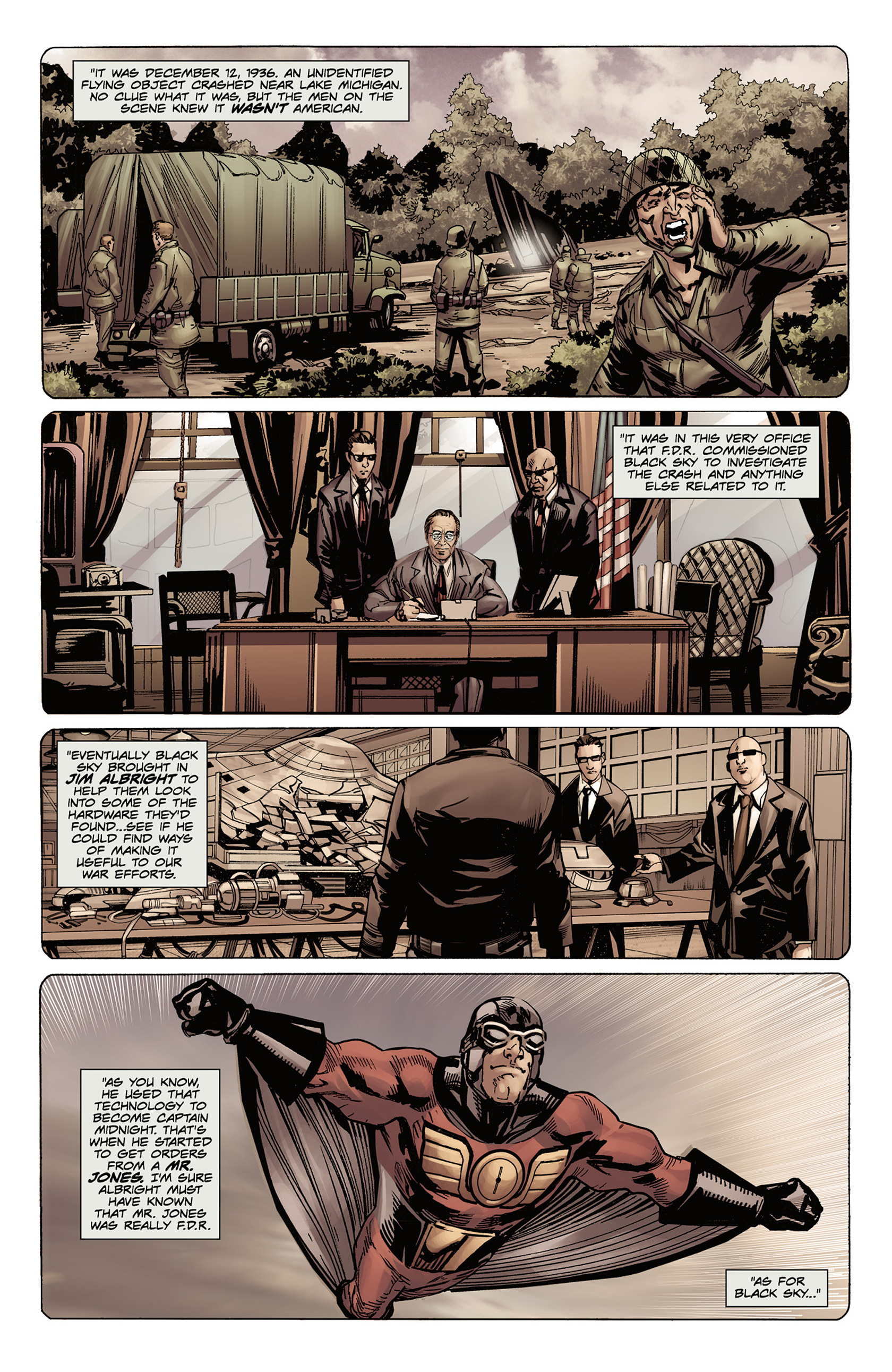 Read online Captain Midnight comic -  Issue #7 - 10