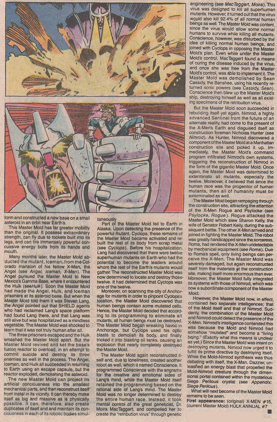 Read online The Official Handbook of the Marvel Universe: Update '89 comic -  Issue #5 - 8