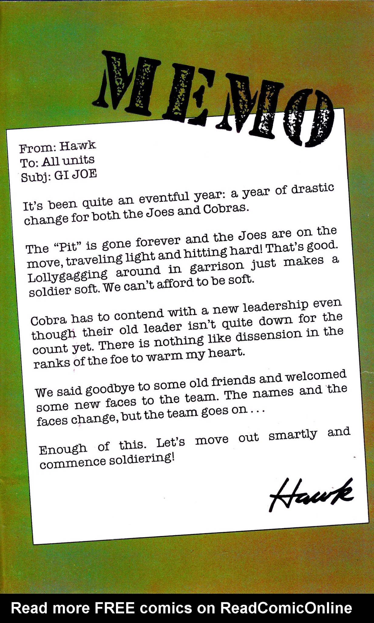 Read online G.I. Joe Yearbook comic -  Issue #3 - 67