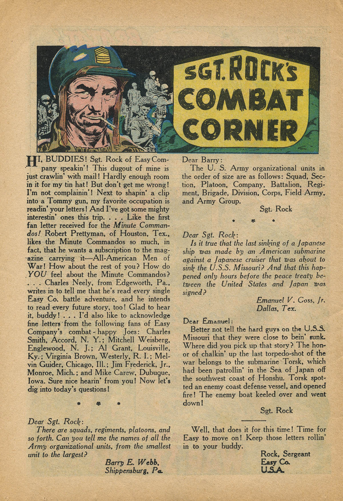 Read online Our Army at War (1952) comic -  Issue #92 - 26