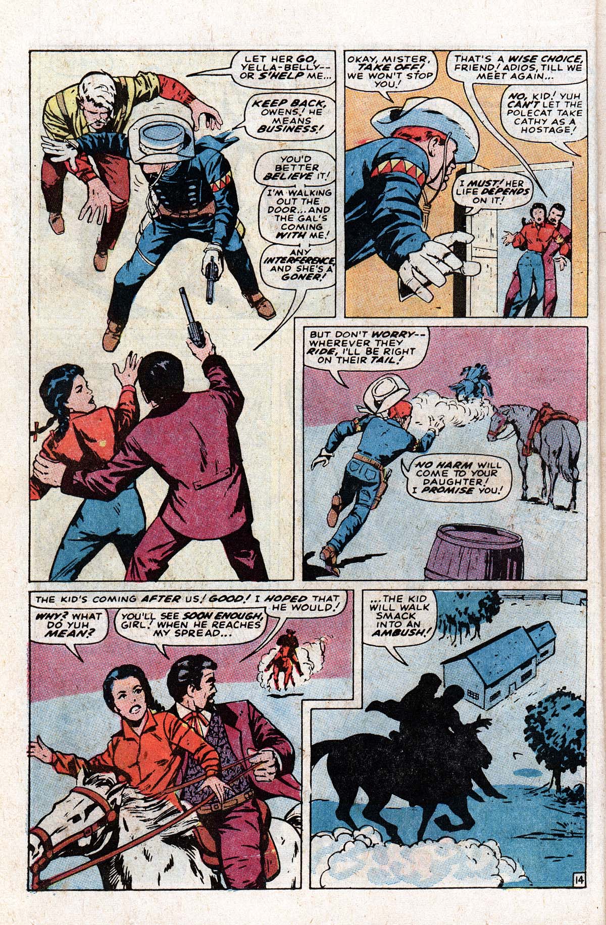 Read online The Mighty Marvel Western comic -  Issue #10 - 15