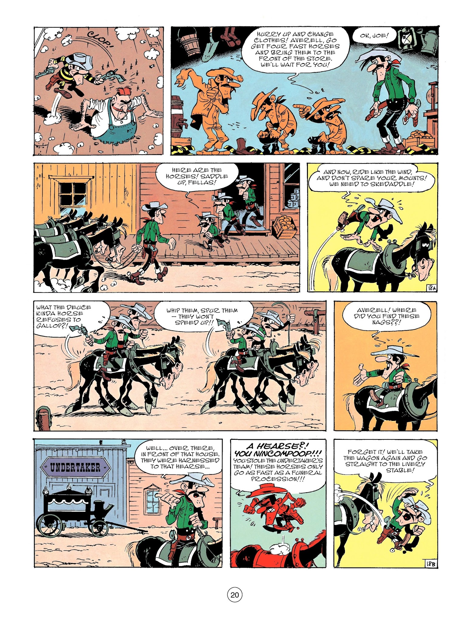 Read online A Lucky Luke Adventure comic -  Issue #58 - 20