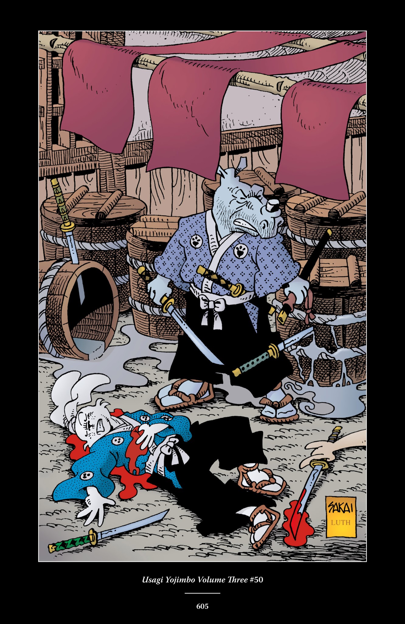 Read online The Usagi Yojimbo Saga comic -  Issue # TPB 3 - 596