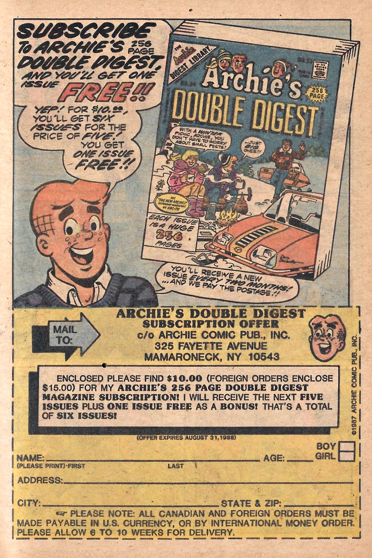 Read online The New Archies Comics Digest Magazine comic -  Issue #1 - 25