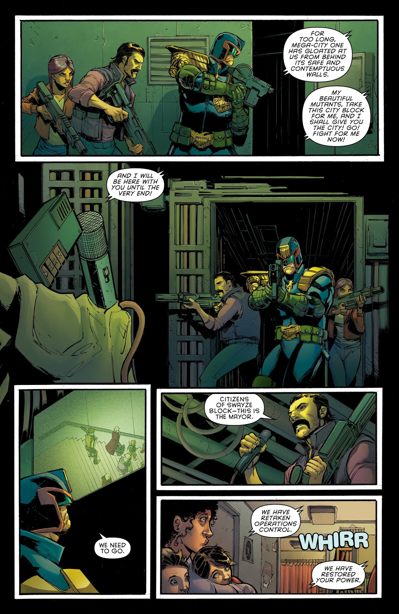 Read online Judge Dredd: Under Siege comic -  Issue #4 - 13
