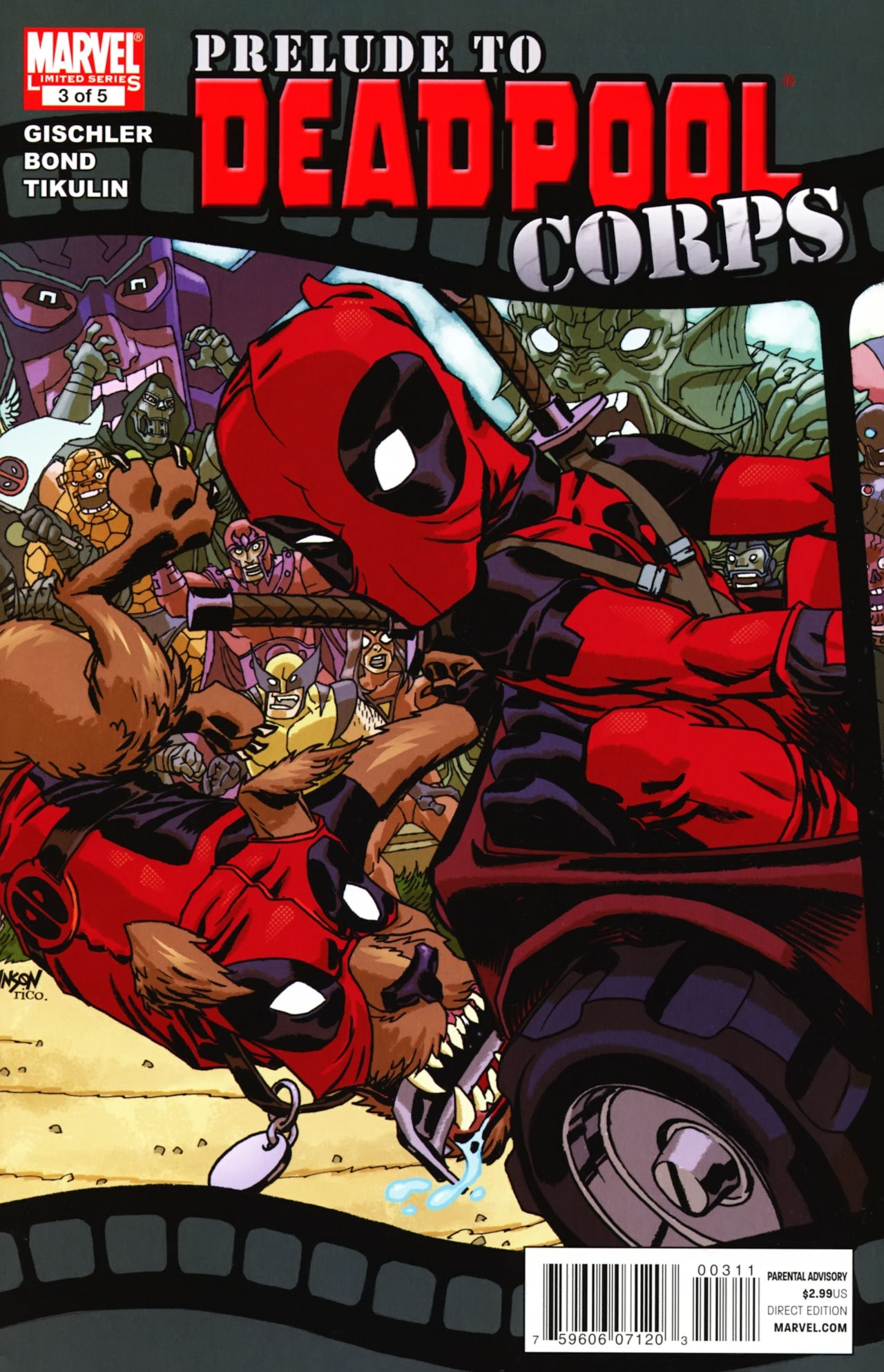 Read online Prelude to Deadpool Corps comic -  Issue #3 - 1