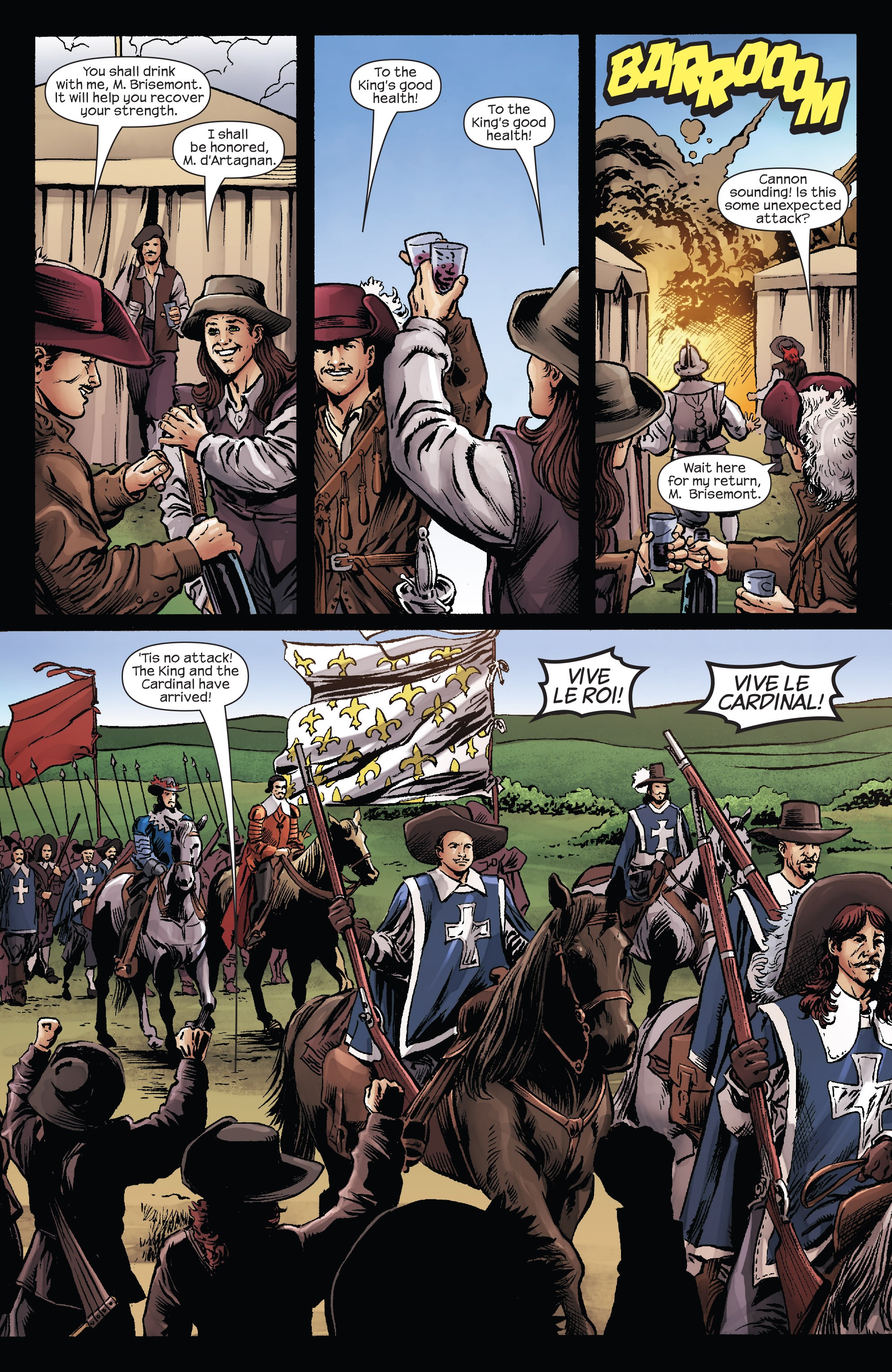 Read online Marvel Illustrated: The Three Musketeers comic -  Issue #4 - 22