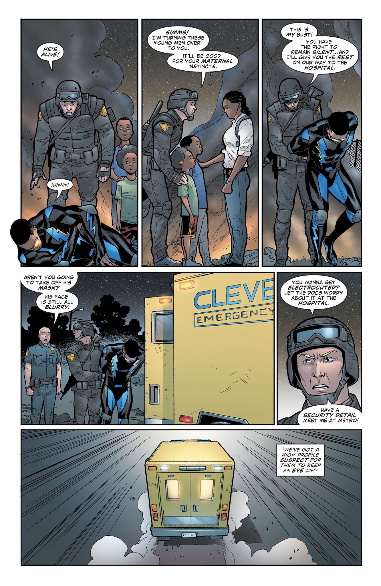 Read online Black Lightning: Cold Dead Hands comic -  Issue #4 - 20