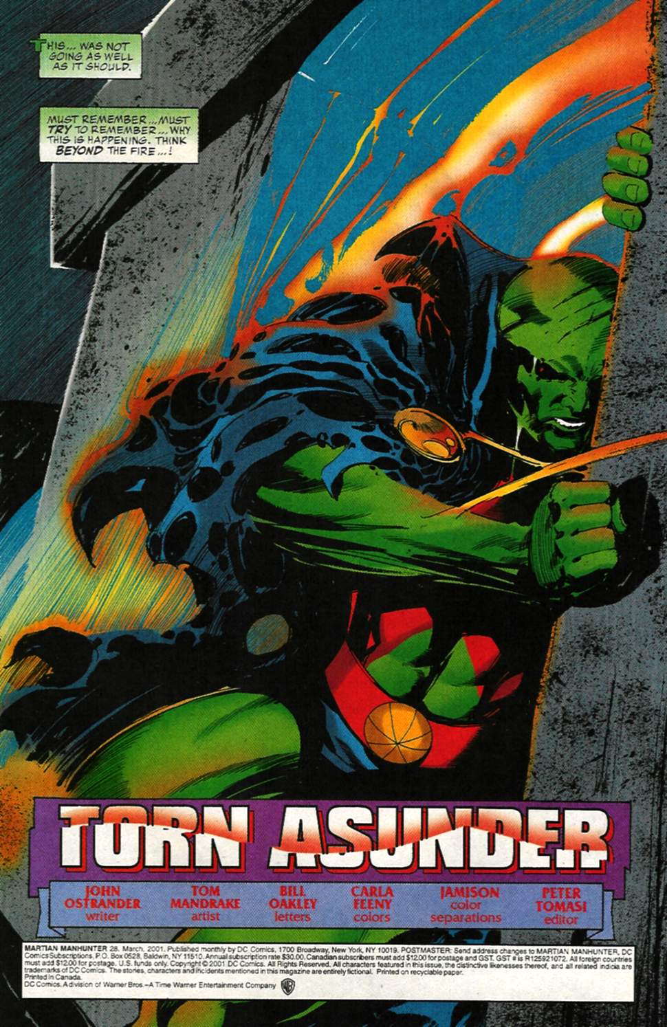 Read online Martian Manhunter (1998) comic -  Issue #28 - 2