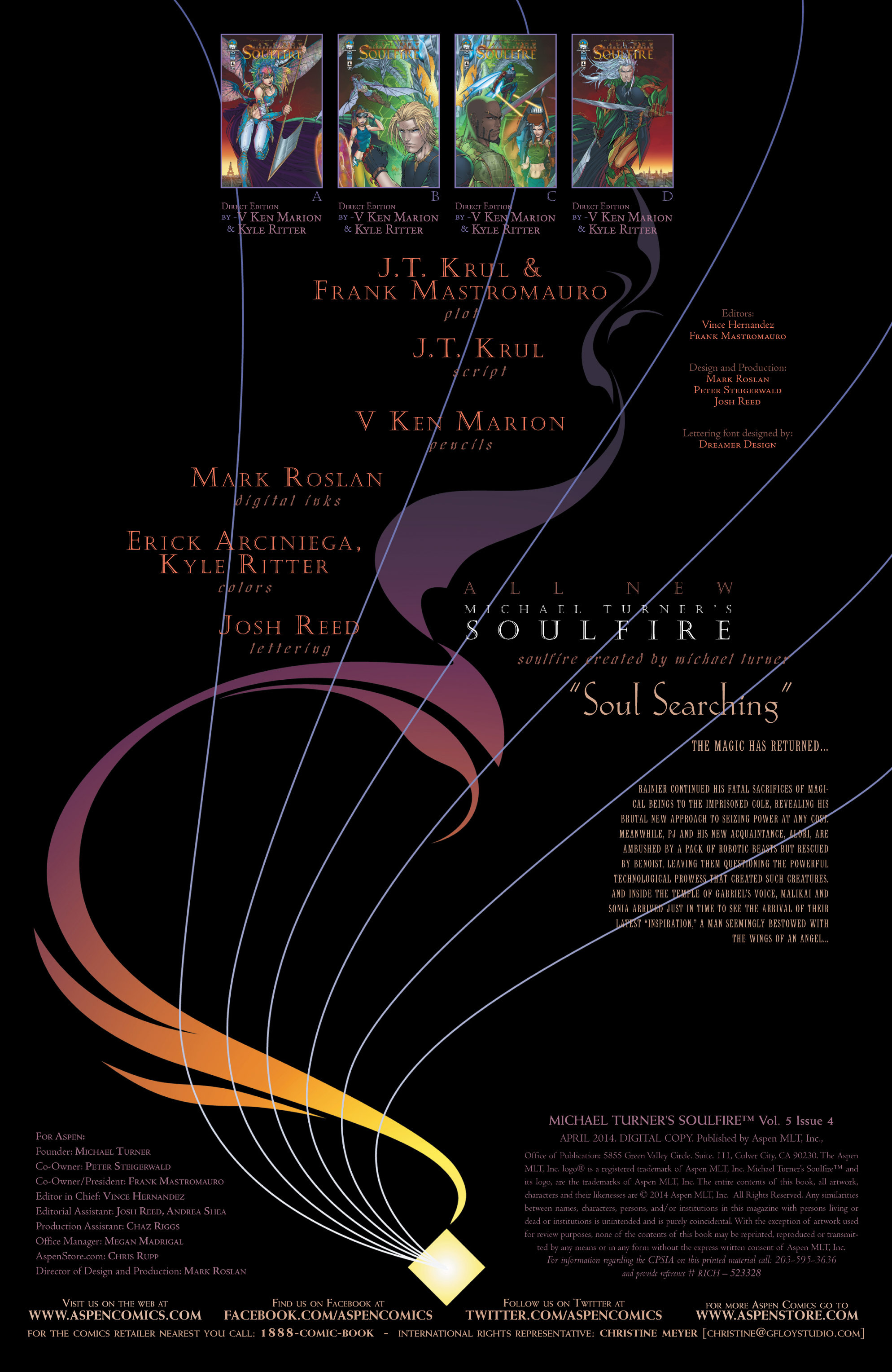 Read online Michael Turner's Soulfire (2013) comic -  Issue #4 - 5