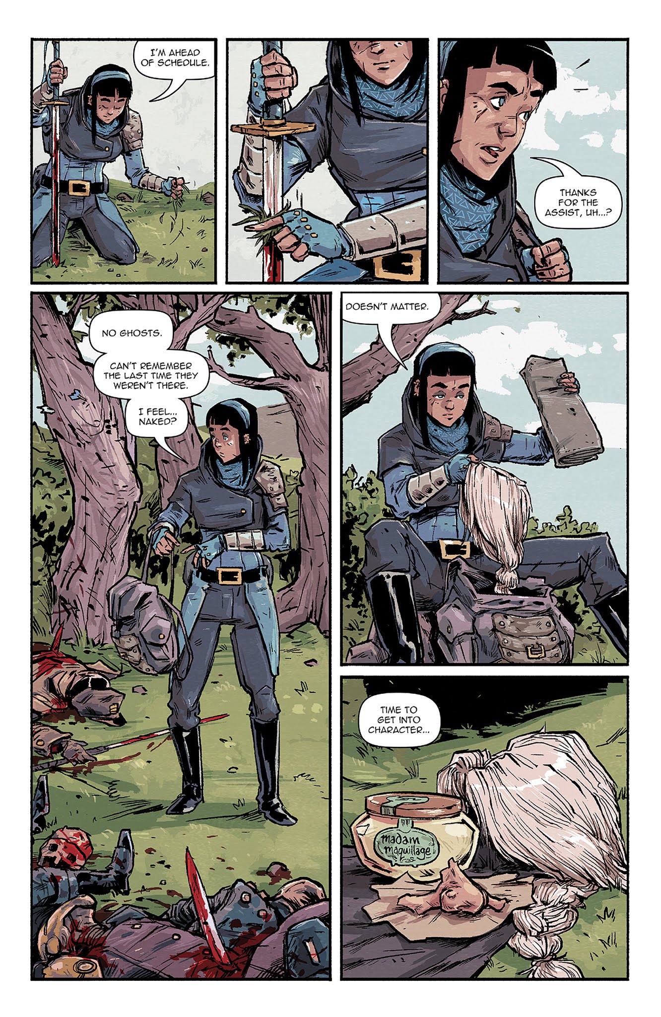 Read online Amala's Blade comic -  Issue #2 - 14