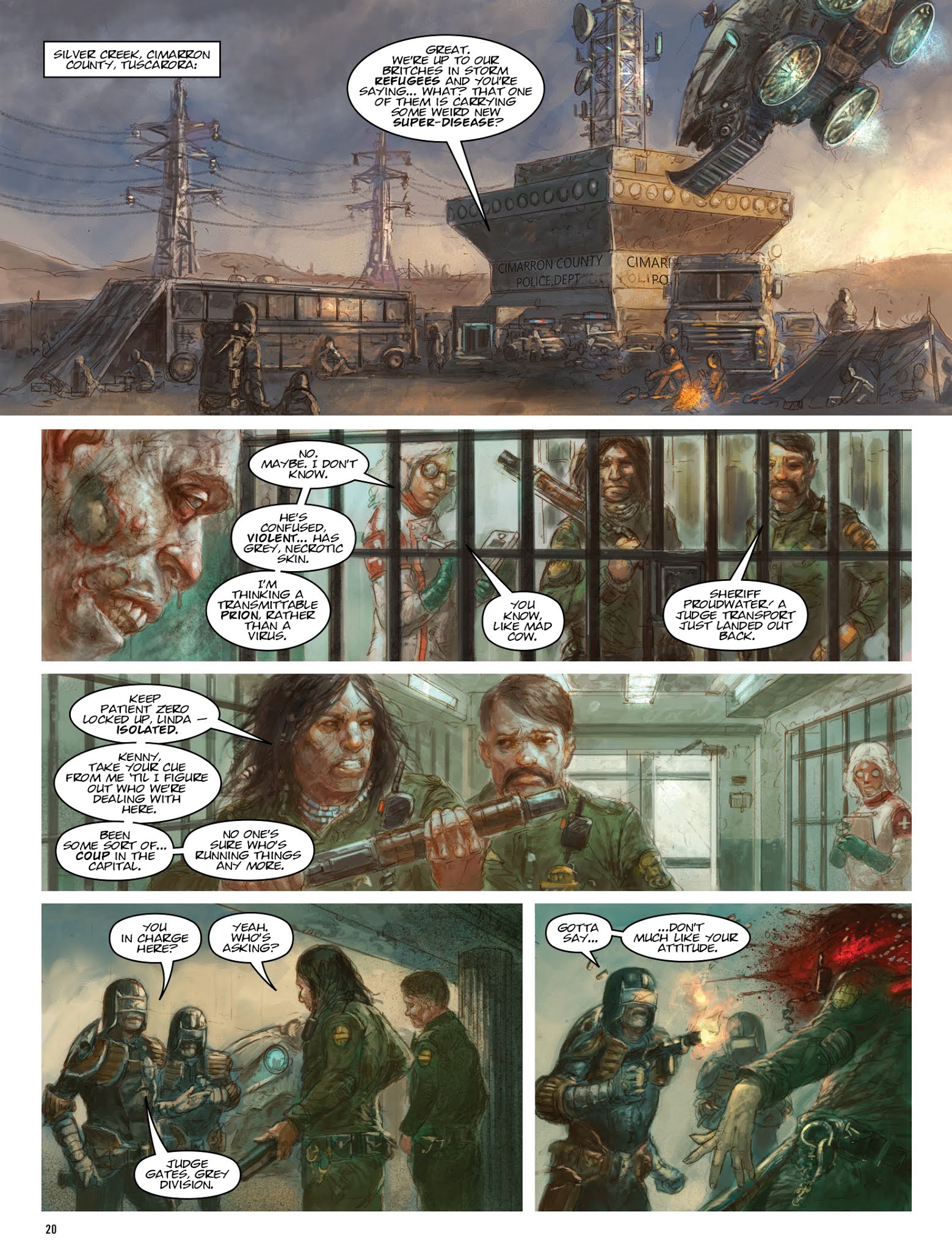 Read online The Dark Judges: The Fall of Deadworld comic -  Issue # TPB - 21