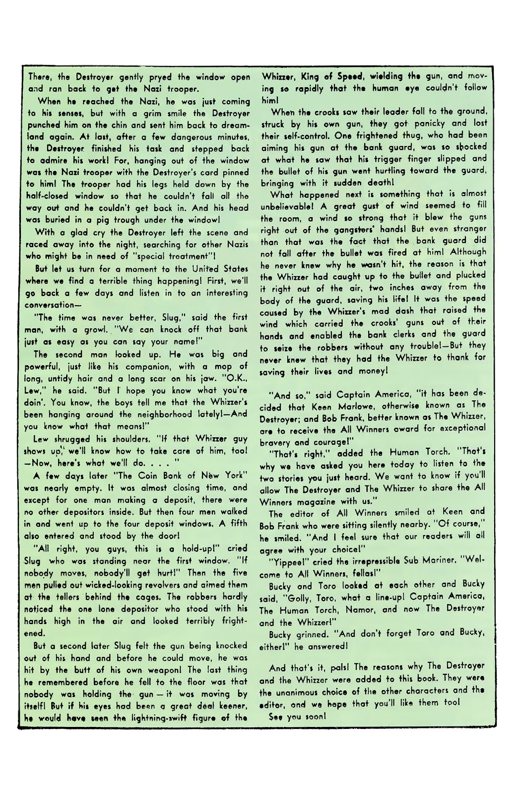 All Winners Comics 70th Anniversary Special issue Full - Page 28