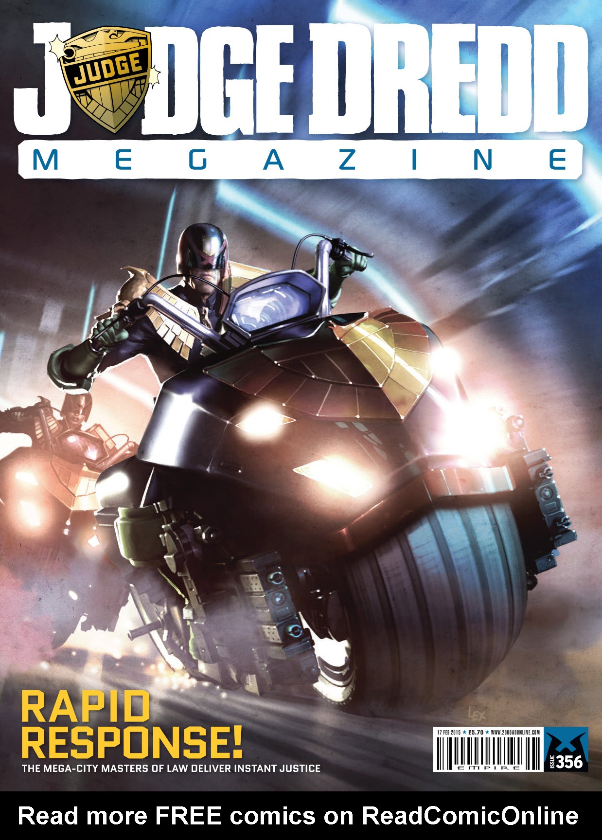 Read online Judge Dredd Megazine (Vol. 5) comic -  Issue #356 - 1