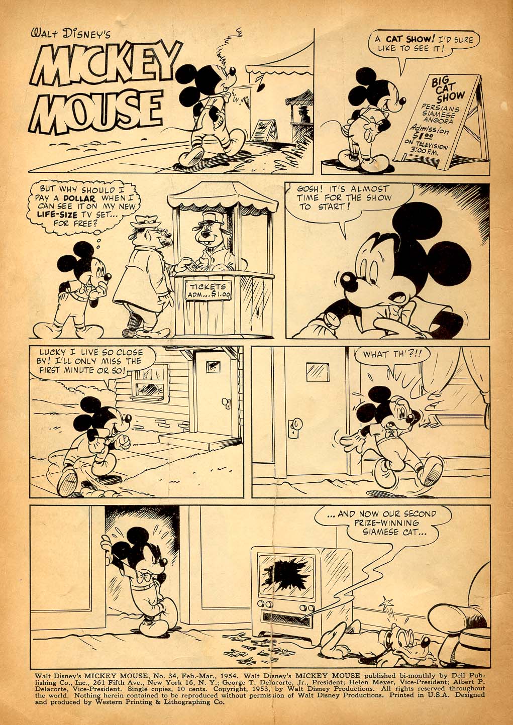 Read online Walt Disney's Mickey Mouse comic -  Issue #34 - 2