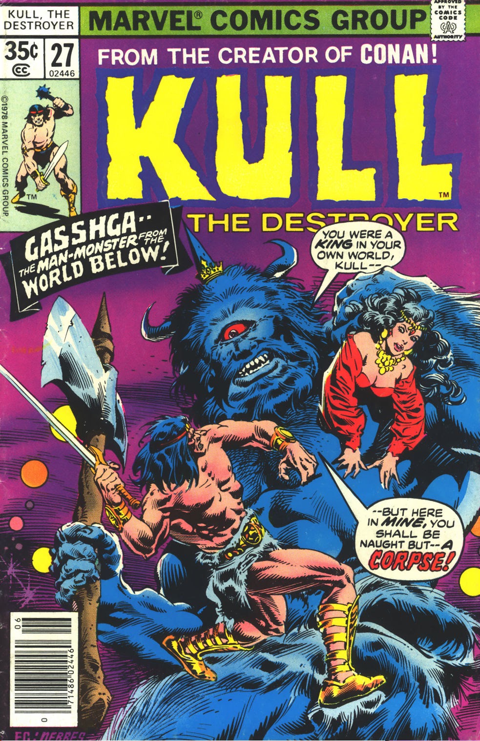 Read online Kull The Destroyer comic -  Issue #27 - 1