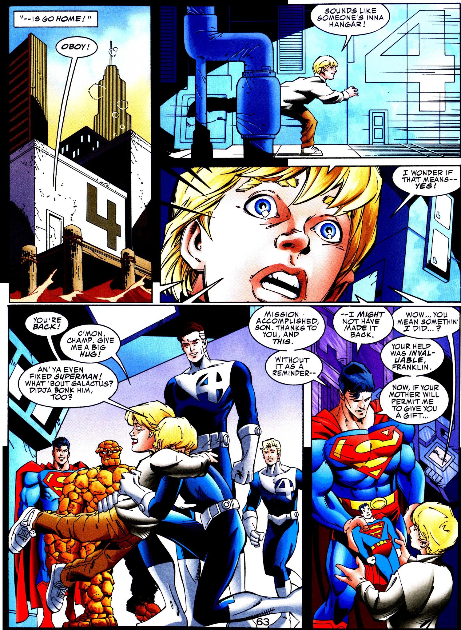 Read online Superman/Fantastic Four comic -  Issue # Full - 55