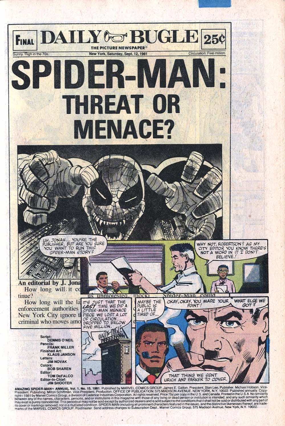 The Amazing Spider-Man (1963) issue Annual 15 - Page 3