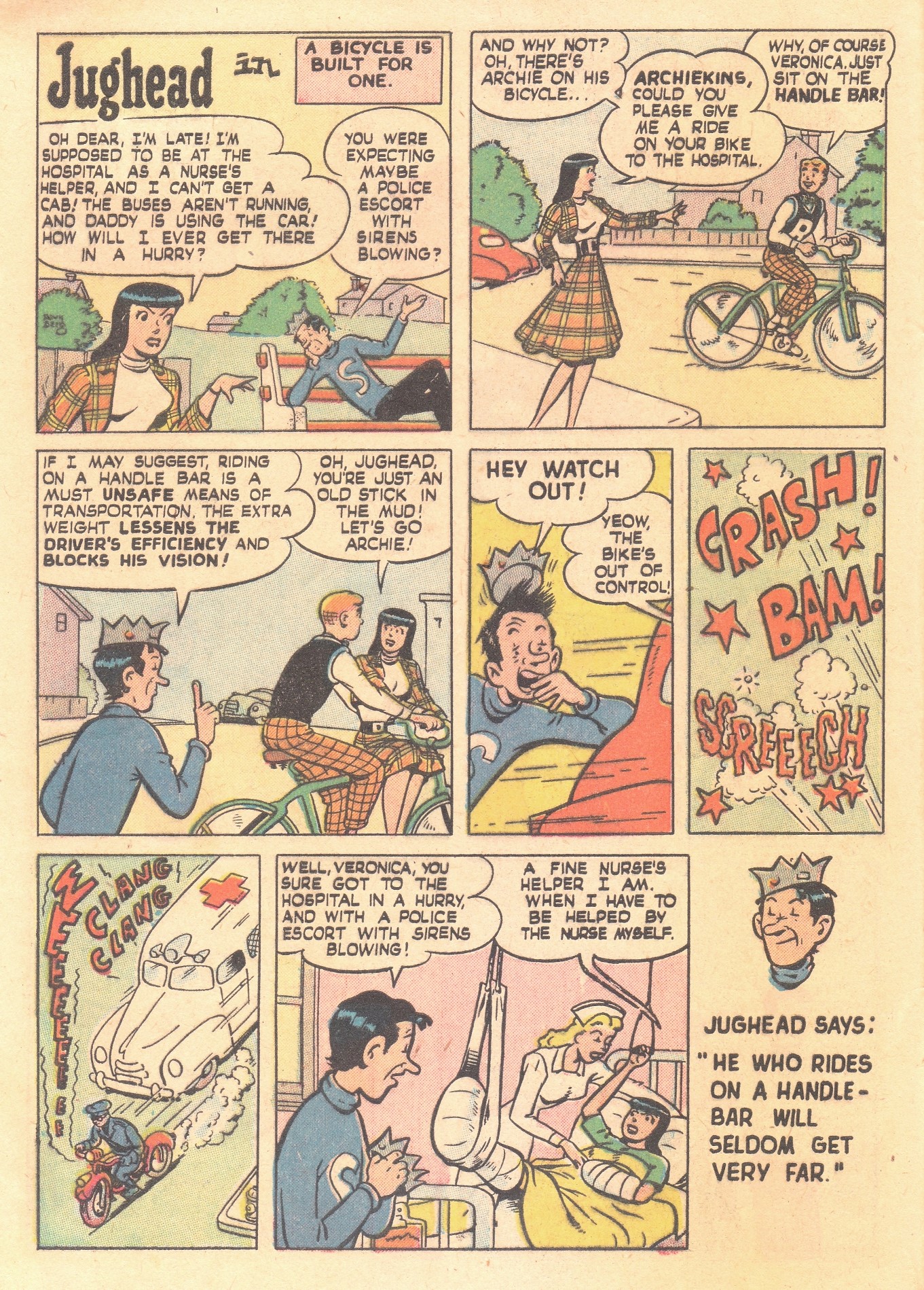 Read online Archie's Pal Jughead comic -  Issue #5 - 8