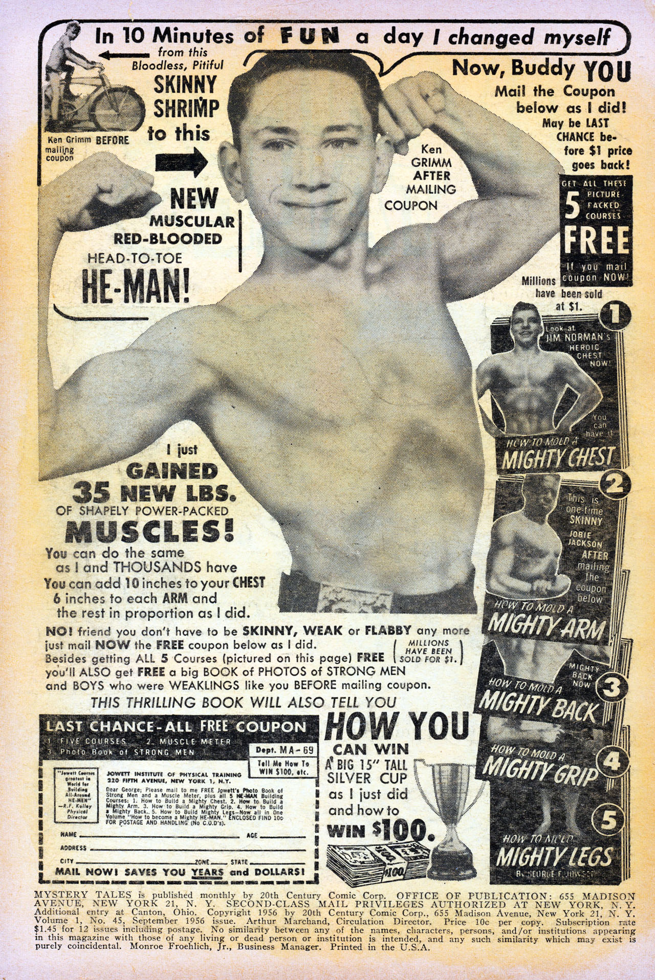 Read online Mystery Tales comic -  Issue #45 - 2