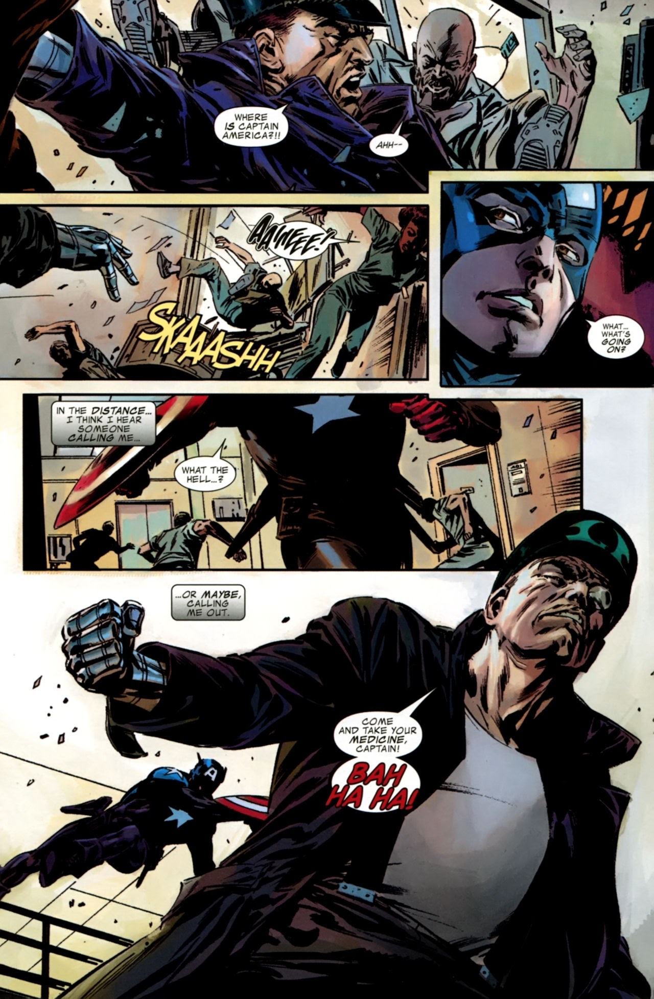 Read online Captain America (1968) comic -  Issue #607 - 9