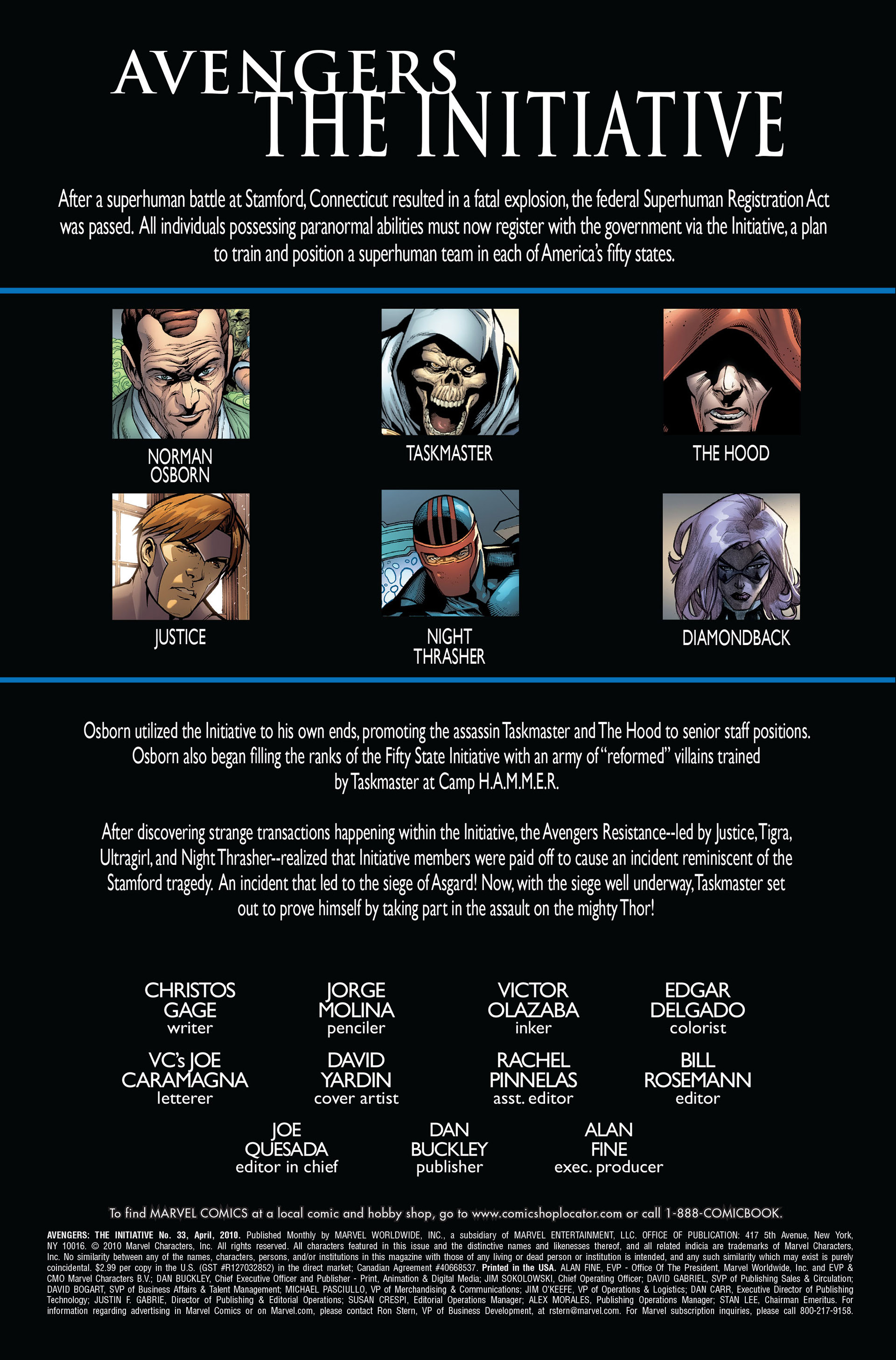 Read online Avengers: The Initiative comic -  Issue #33 - 2