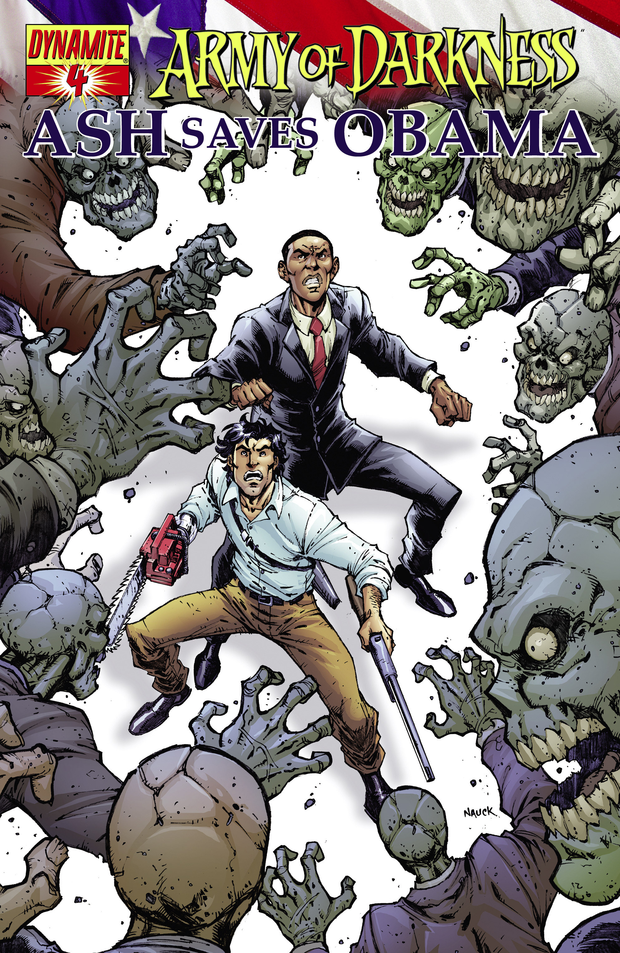 Read online Army of Darkness: Ash Saves Obama comic -  Issue #4 - 1