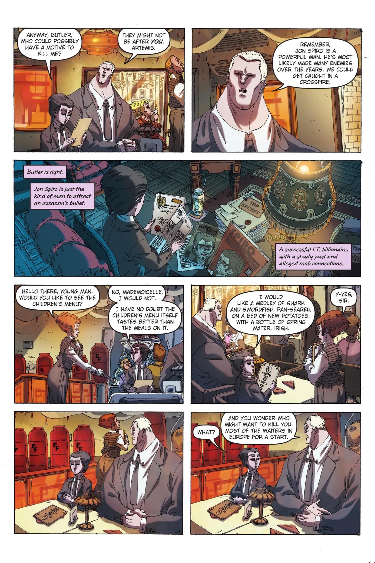 Resenha: Artemis Fowl – Graphic Novel HQ