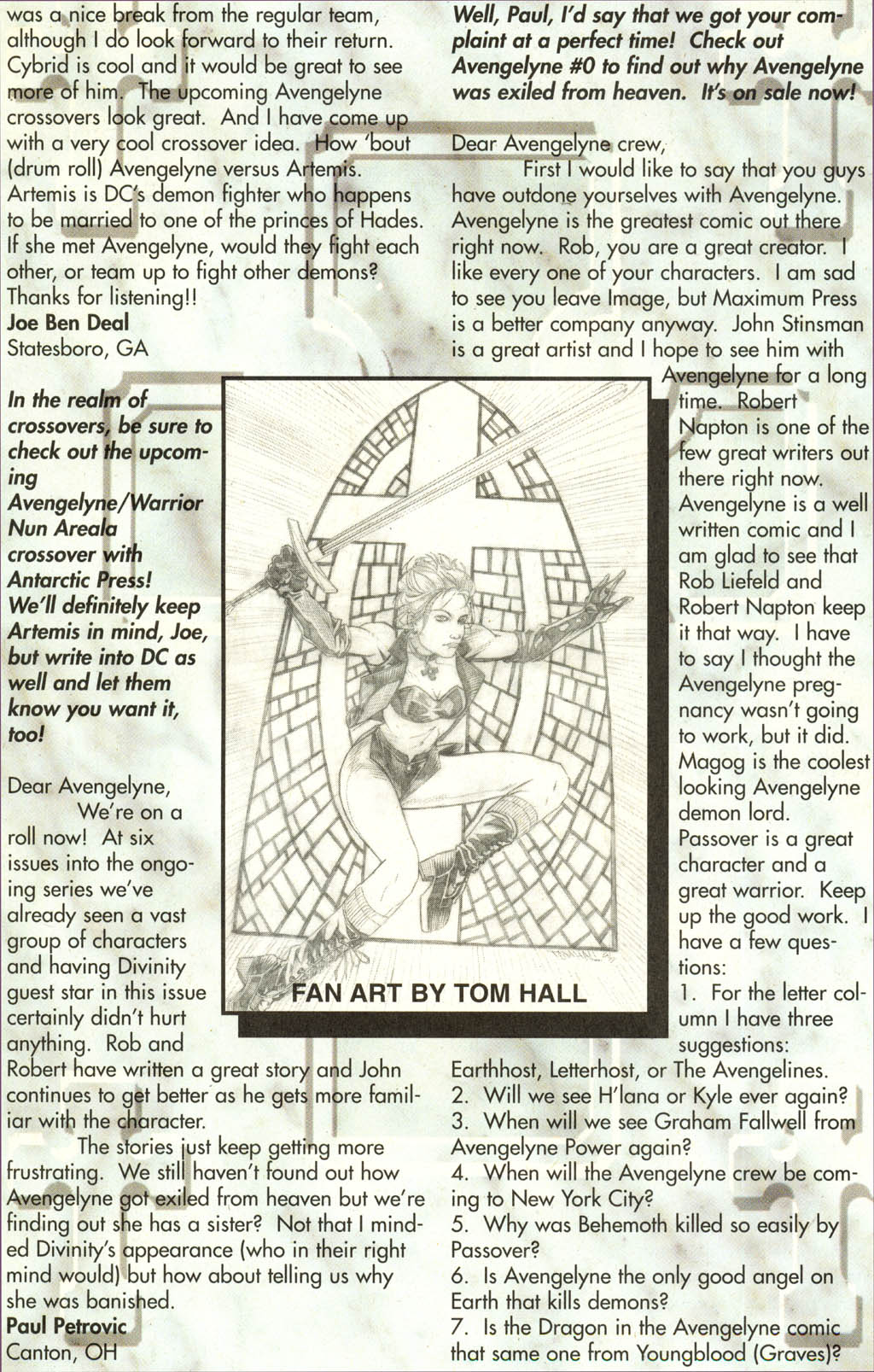 Read online Avengelyne (1996) comic -  Issue #7 - 22