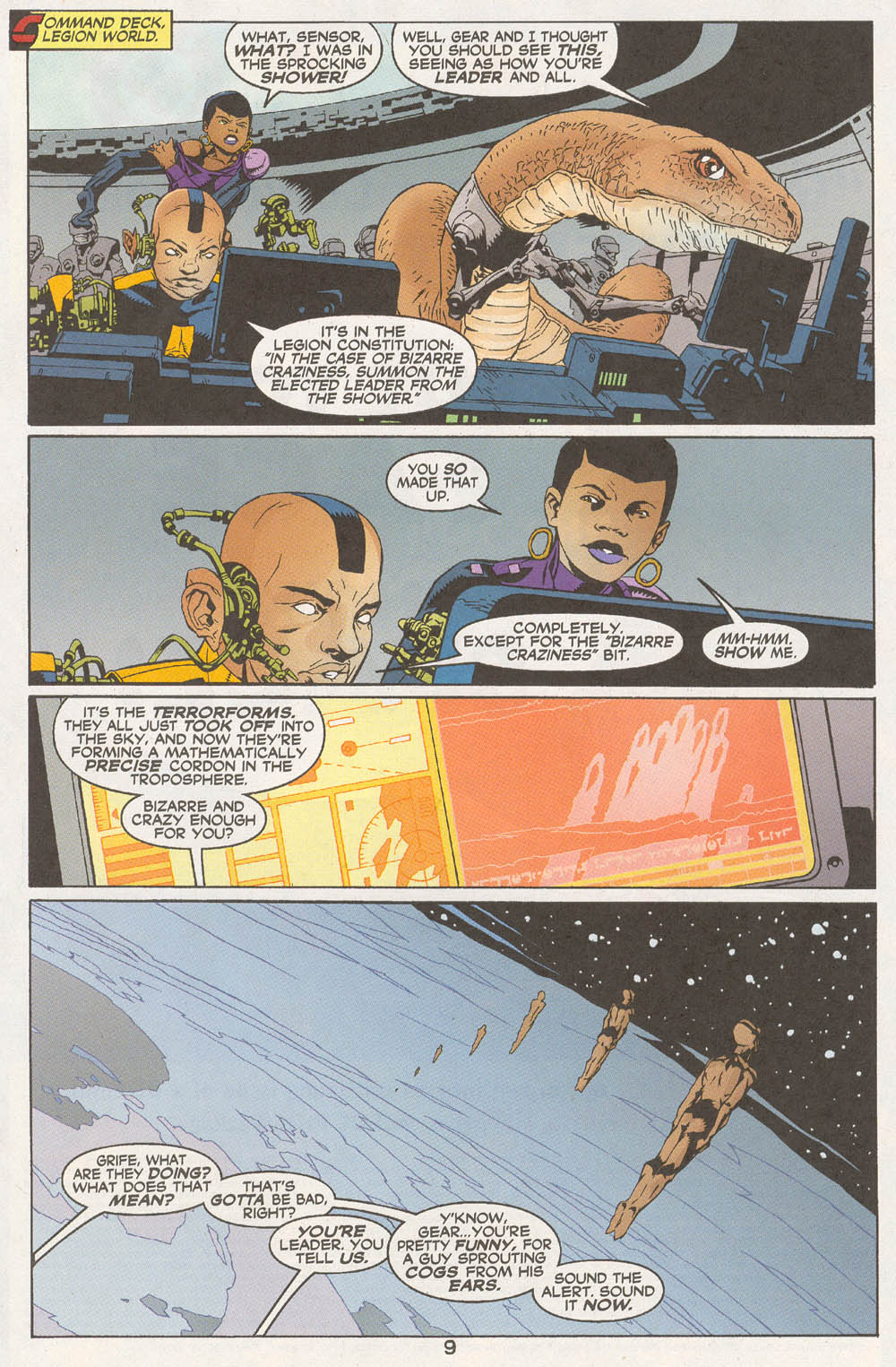 Read online The Legion comic -  Issue #10 - 10