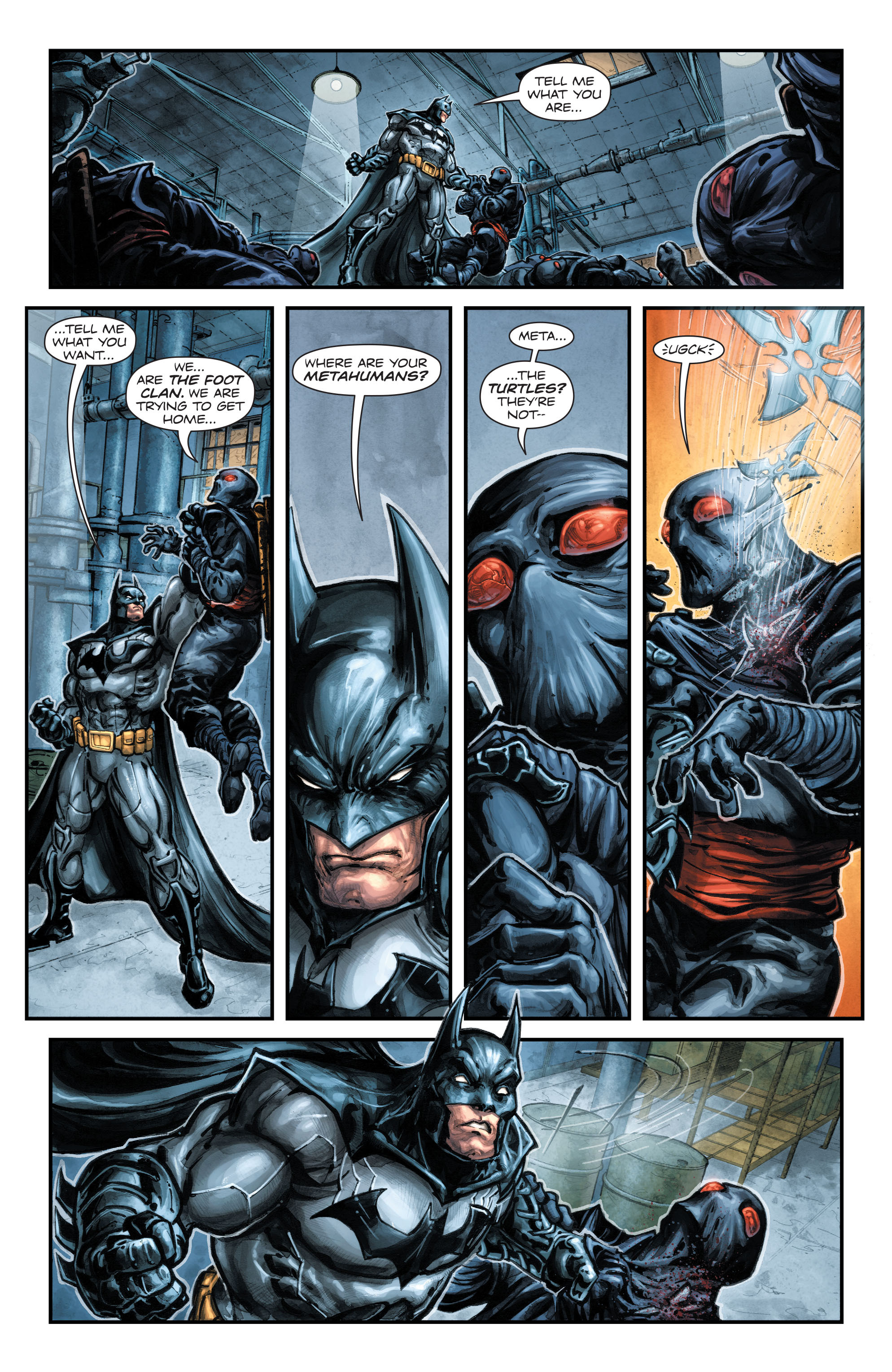 Read online Batman/Teenage Mutant Ninja Turtles comic -  Issue #1 - 16