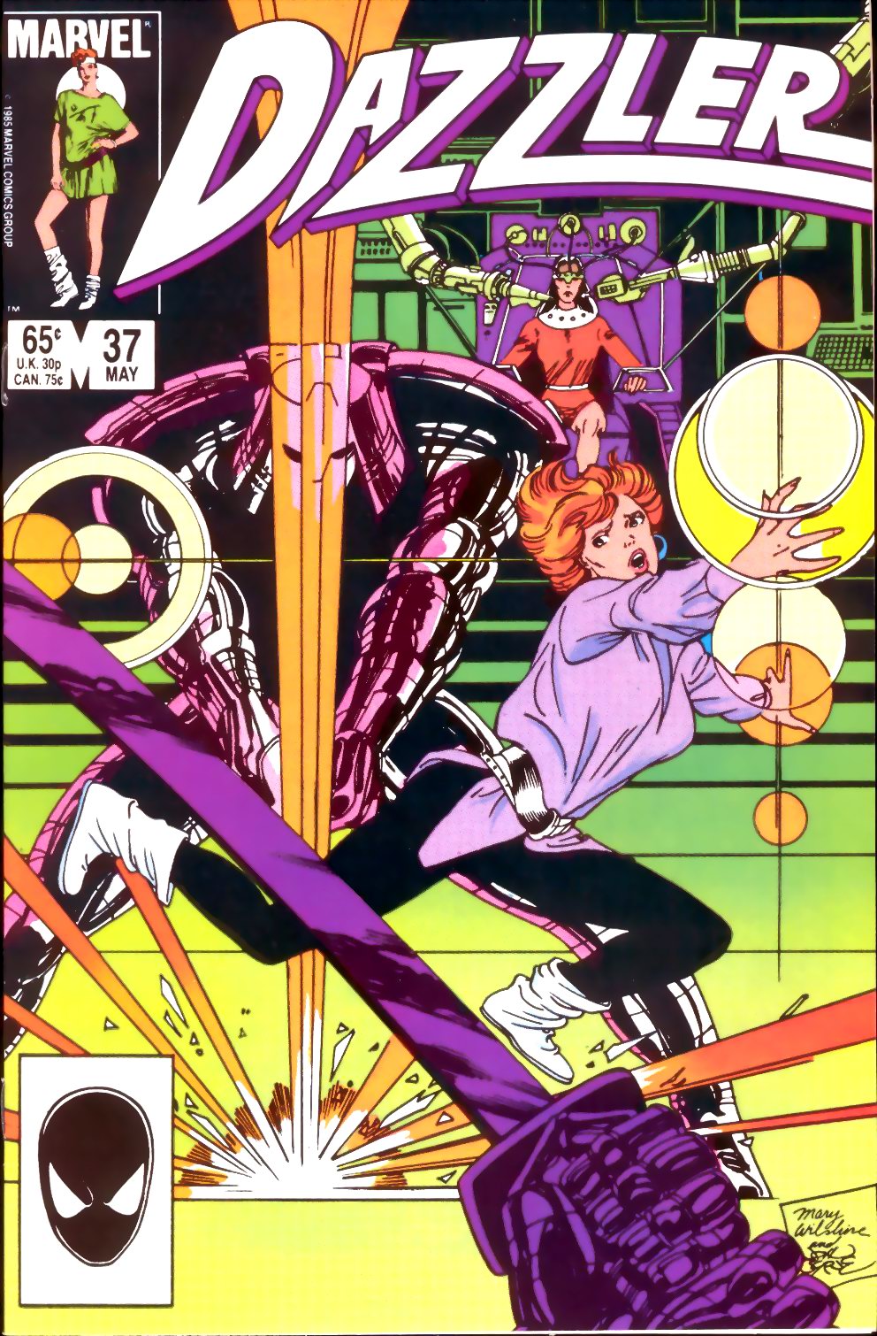 Read online Dazzler (1981) comic -  Issue #37 - 1