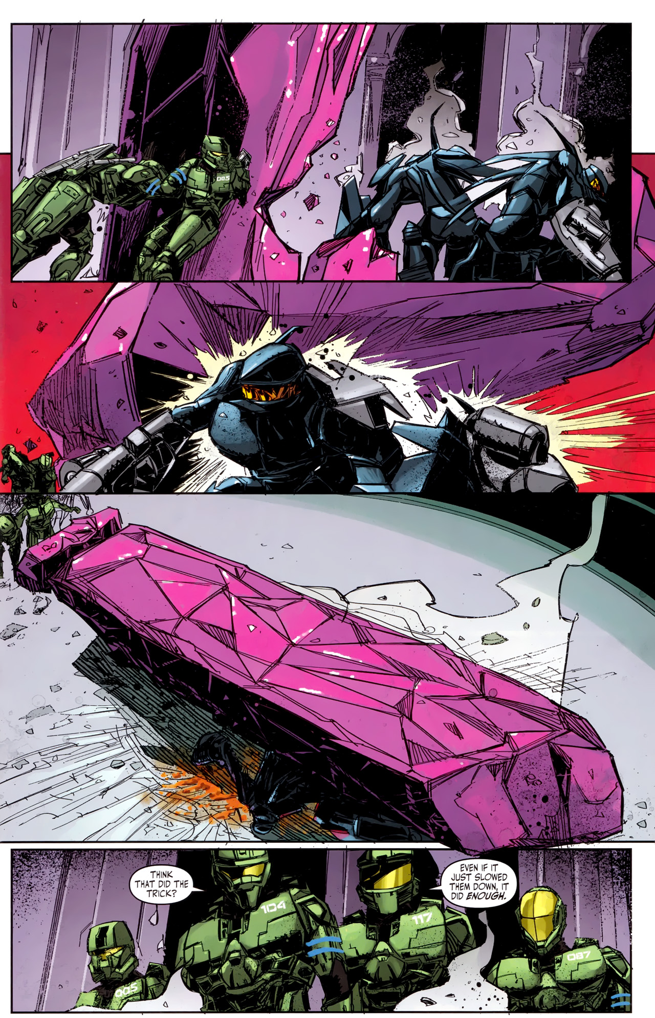 Read online Halo: Fall Of Reach - Covenant comic -  Issue #4 - 9