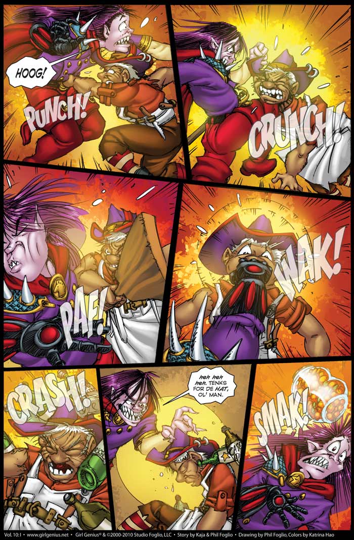 Read online Girl Genius (2002) comic -  Issue #10 - 134