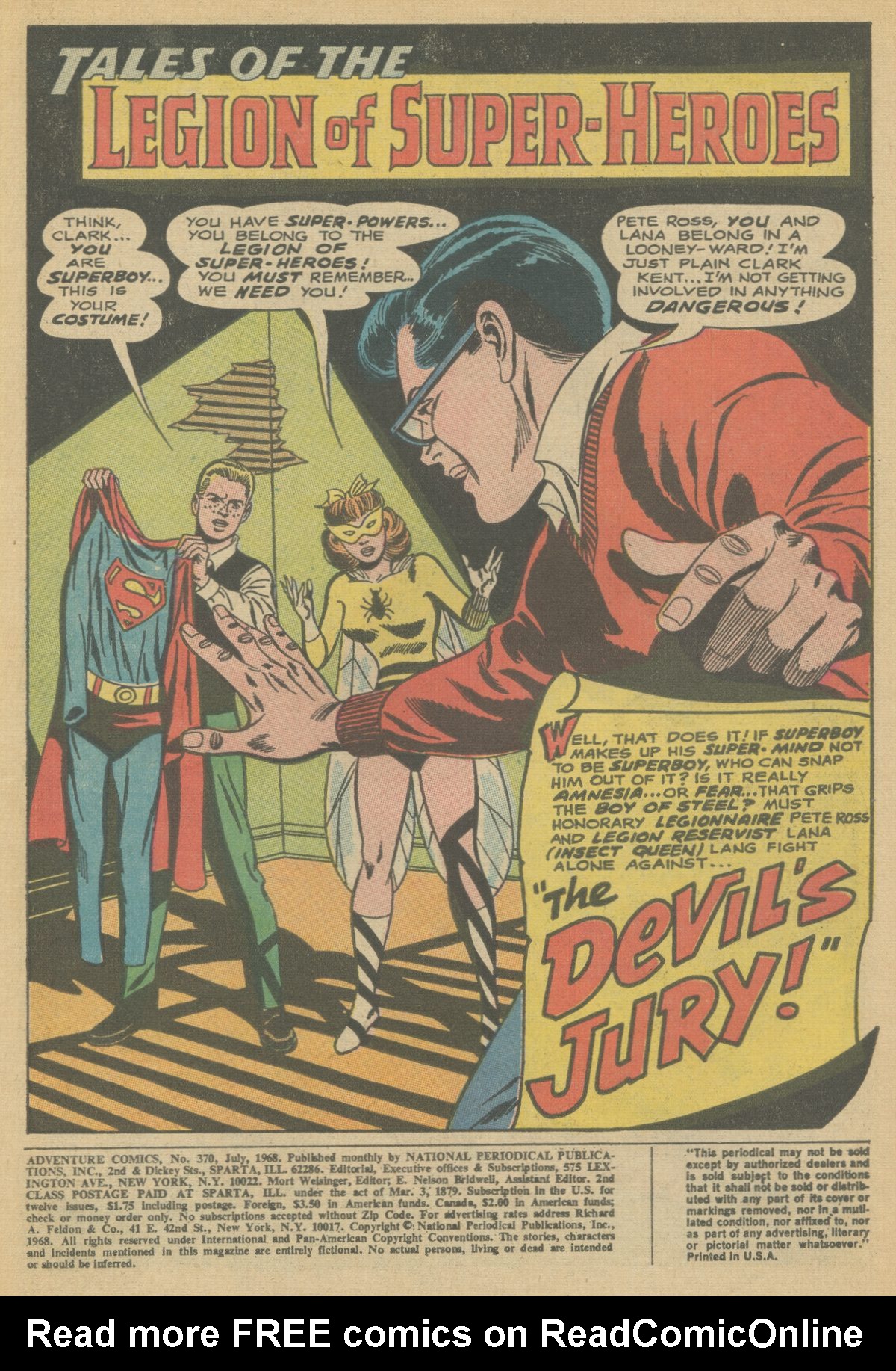 Read online Adventure Comics (1938) comic -  Issue #370 - 3