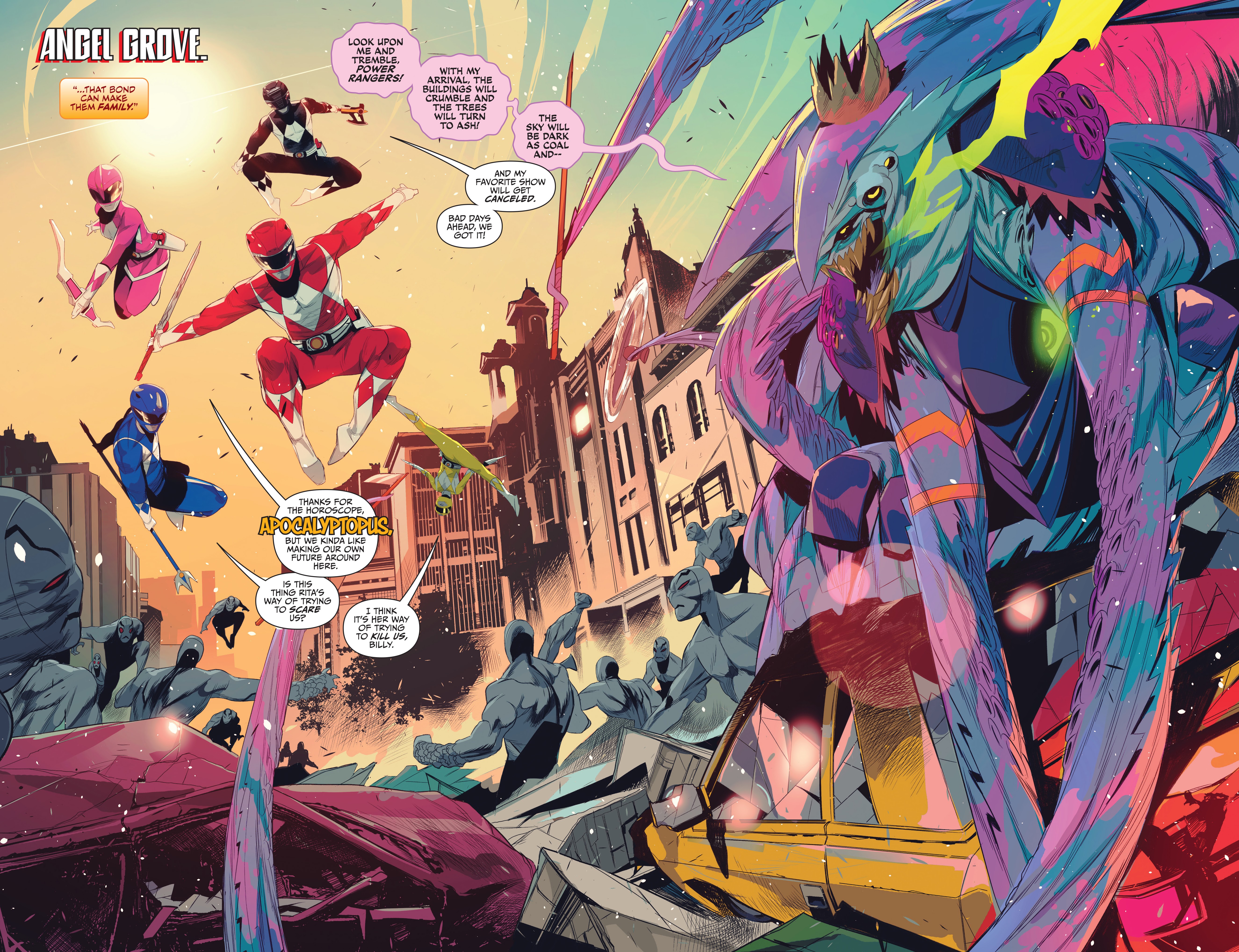 Read online Mighty Morphin Power Rangers: Teenage Mutant Ninja Turtles comic -  Issue # _TPB - 8