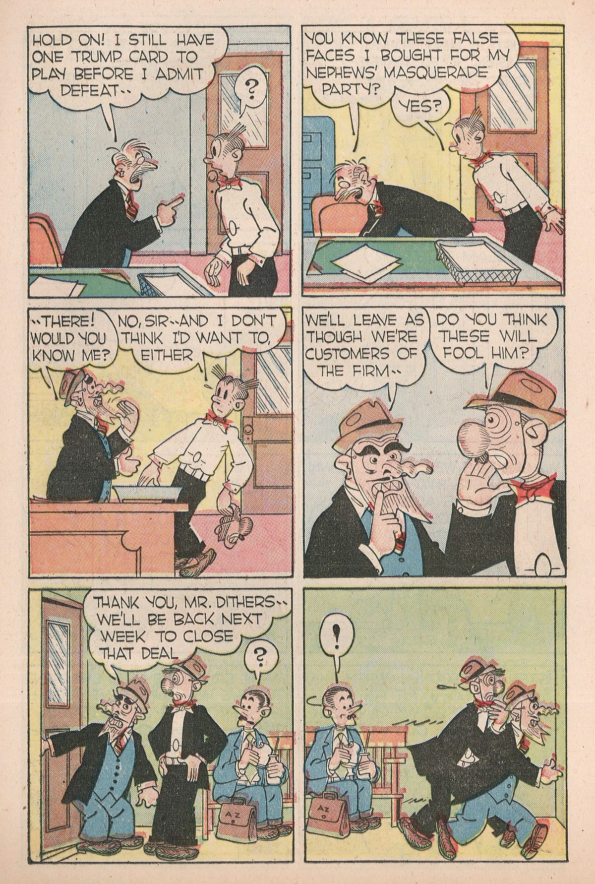 Read online Blondie Comics (1947) comic -  Issue #7 - 12