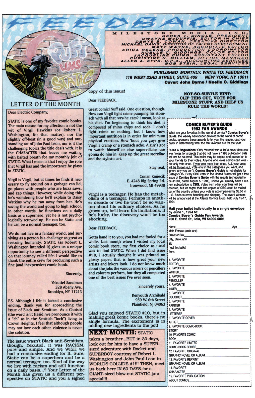 Read online Static comic -  Issue #13 - 24