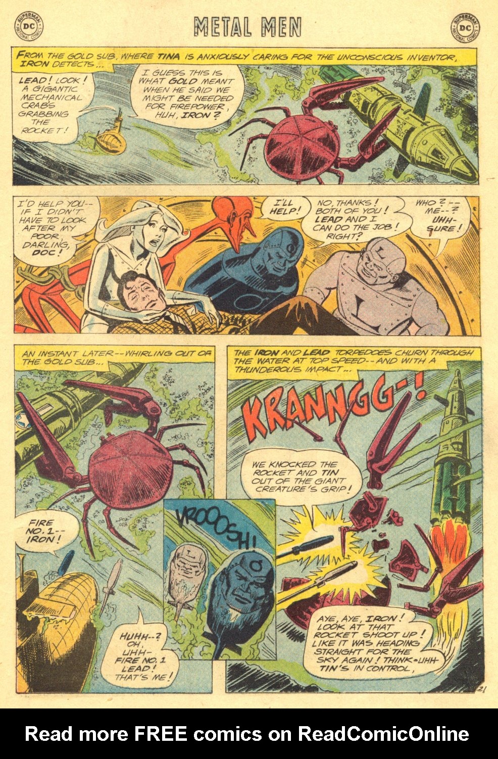 Read online Metal Men (1963) comic -  Issue #5 - 27
